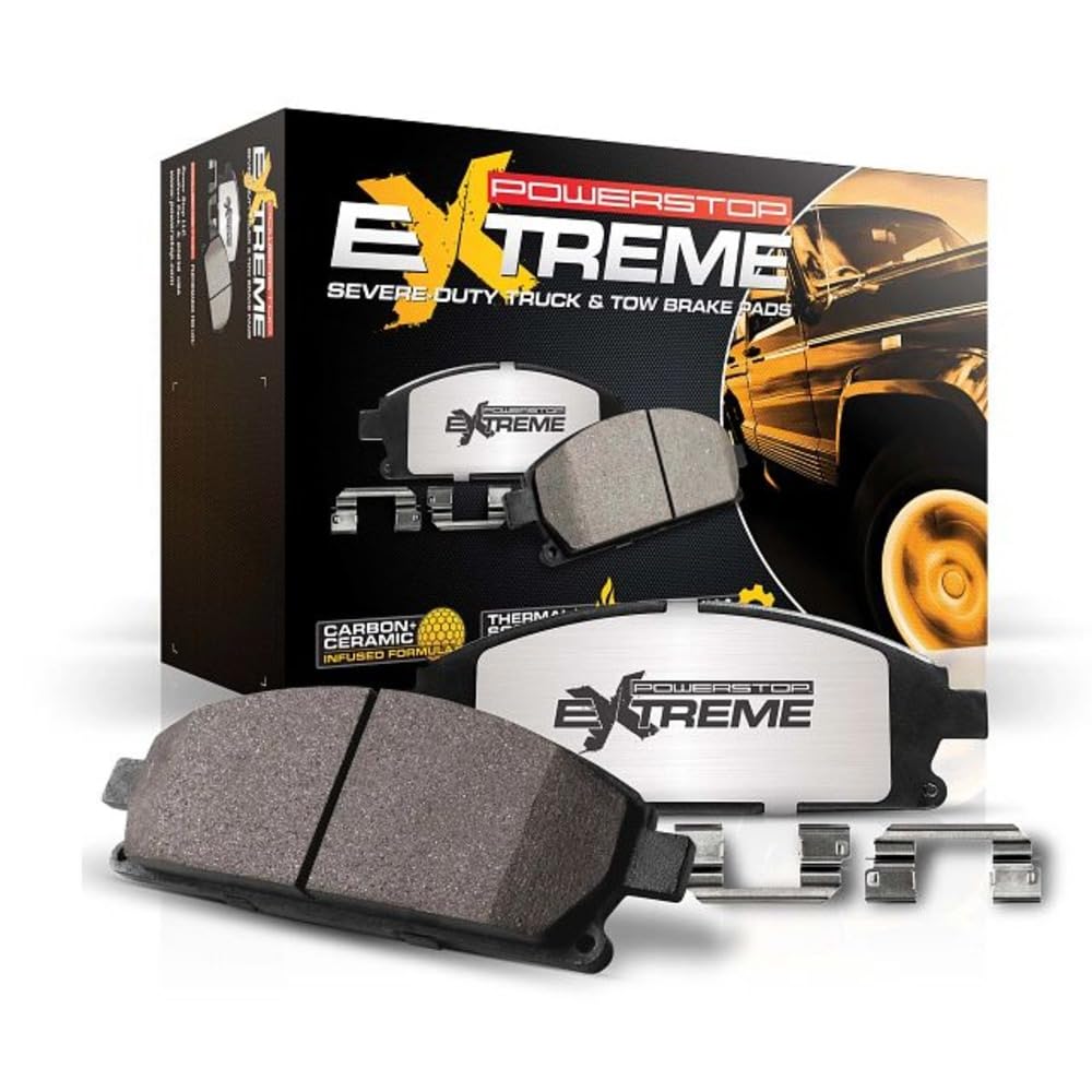 Power Stop Z36-1328 Front Z36 Truck and Tow Brake Pads For Ford E-150, Ford E-250, Ford E-350 Super Duty, Ford E-350 Super Duty,