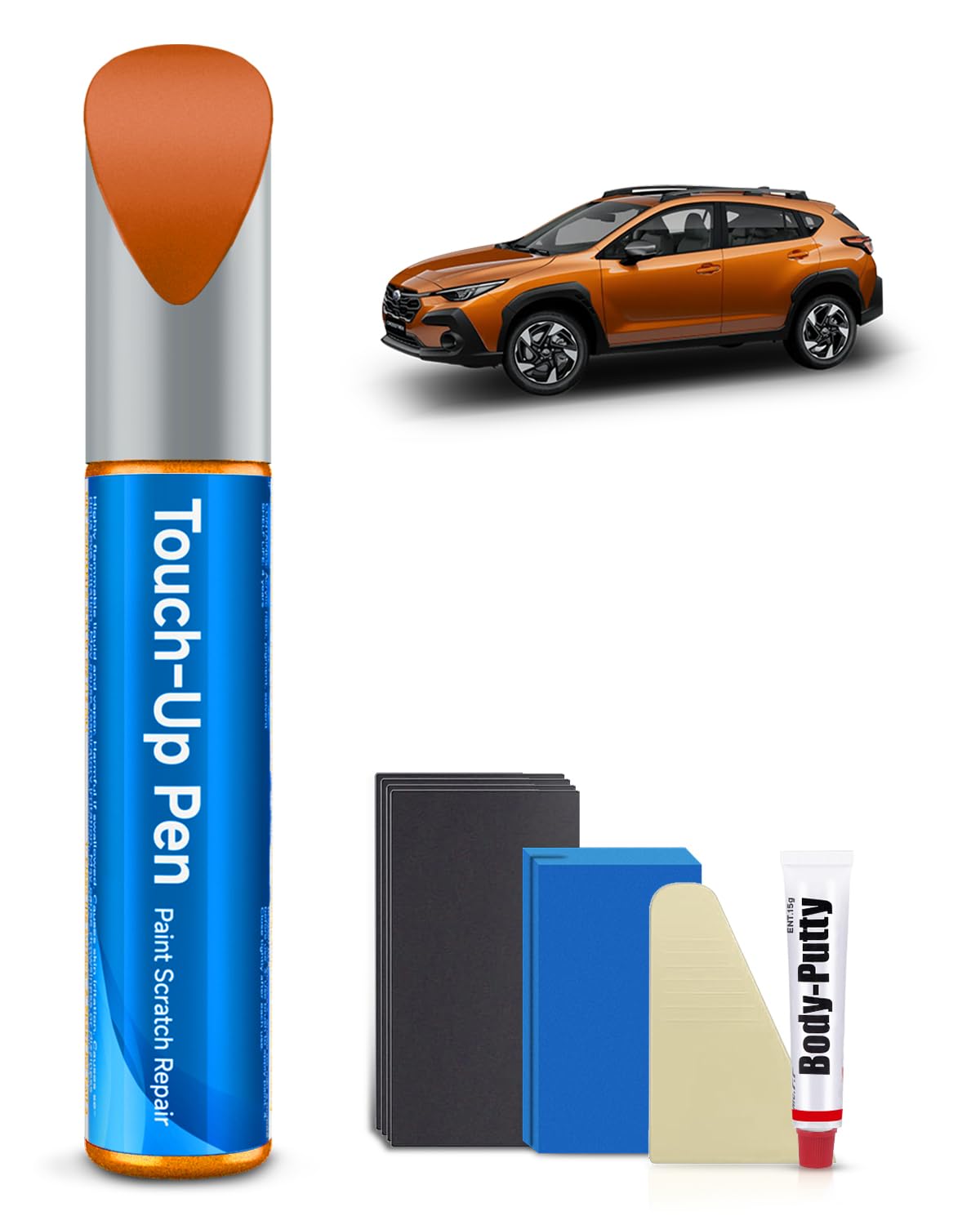 PAK Sunshine Orange Touch Up Paint Kit Compatible with Subaru Exact Match Car Scratch Repair Touch Up Paint Kit