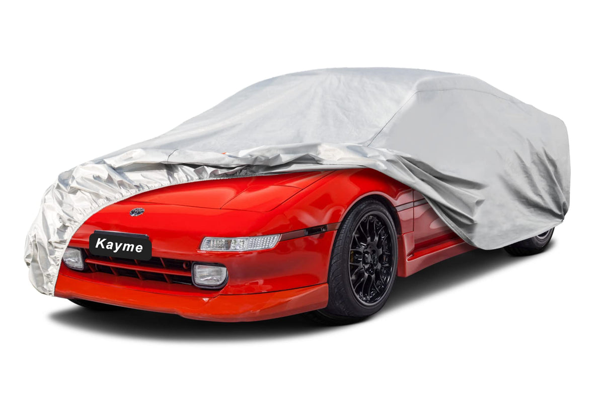 Kayme 6 Layers Coupe Car Cover Custom Fit Toyota Mr2 (1984-2007) Waterproof All Weather For Automobiles, Full Exterior Covers Su