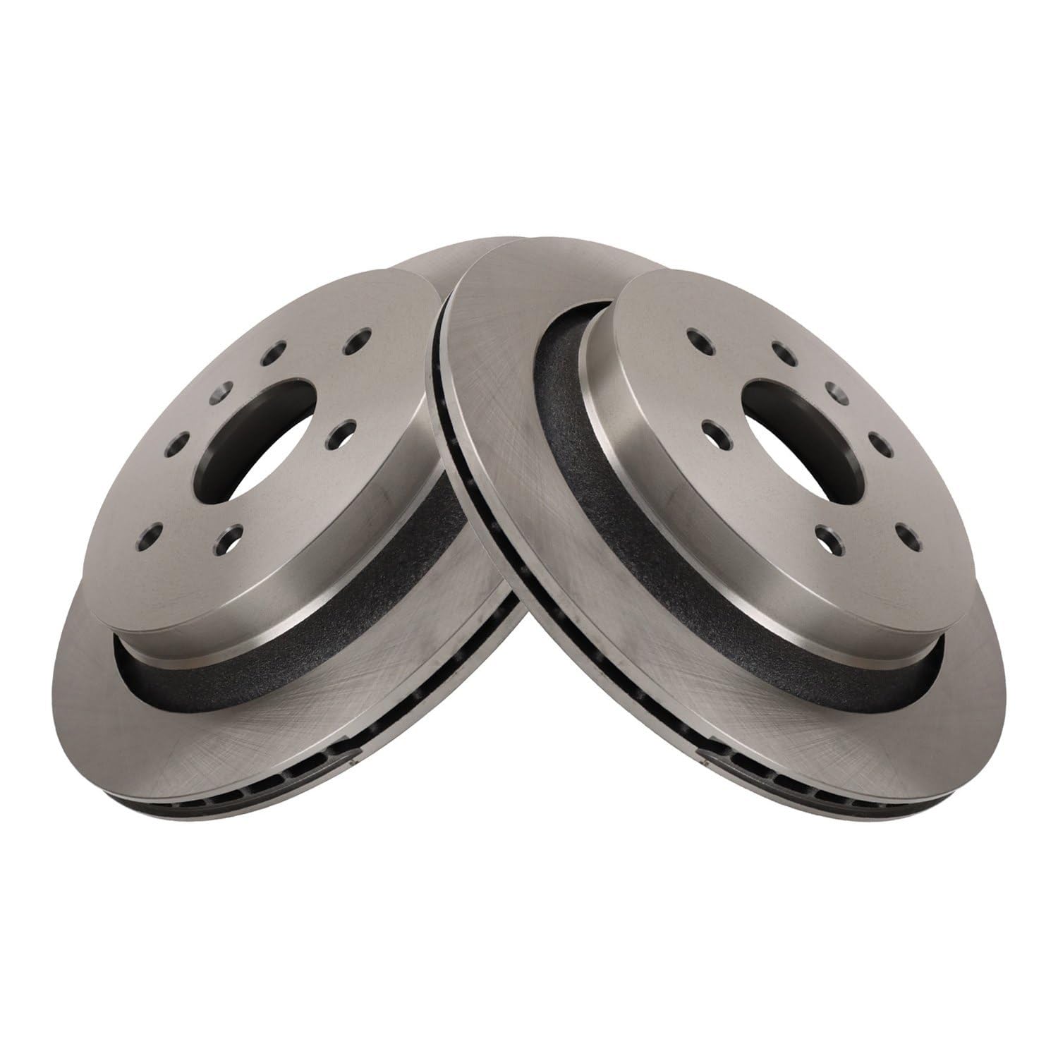 Trq Rear Brake Rotors Set Compatible With 2013-2019 Cadillac Xts