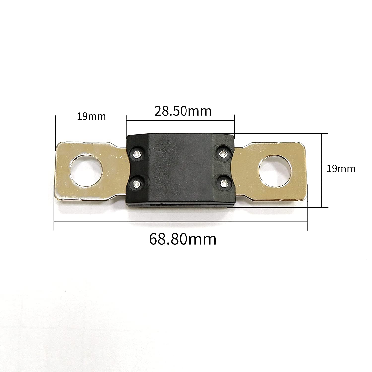 parts PTT 2PACK-10PACK MEGA/AMG Fuse 40 Amp-500 Amp, 32V, 298 Series, Time Delay, Bolt Down - Automotive/Marine (250A-5PACK)
