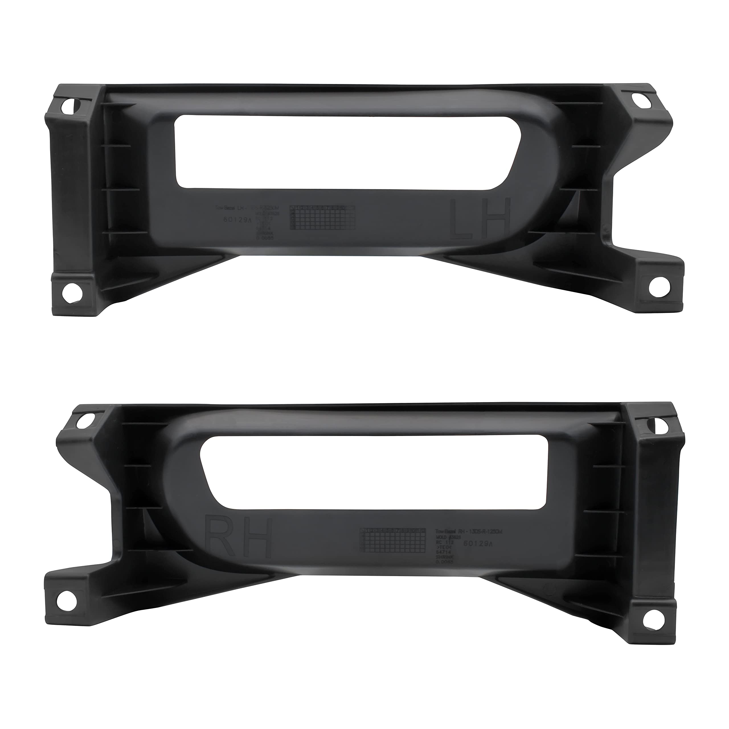 KEWISAUTO Front Driver Passenger Tow Hooks Bezel Bracket for Ram 1500 13-18, Left Right Tow Hook Bezel Set for Dodge Ram 1500 20