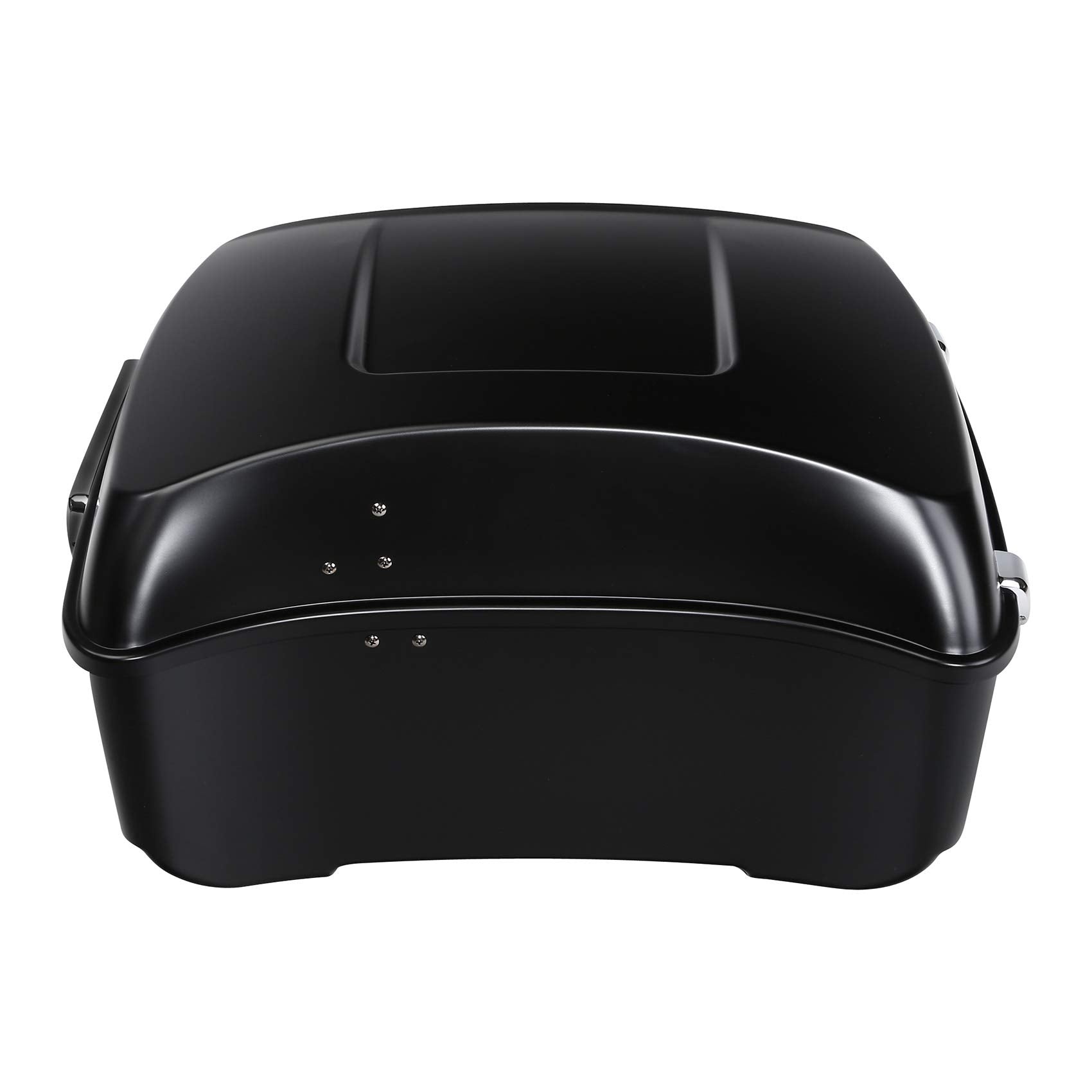 Tct-Motorparts Matte Black 13.7'' King Tour Pack Pak Trunk & Around Backrest Top Luggage Rack Fit For Harley Touring Road King Flhr Street Glide Road Glide Electra Glide Standard 1997-2023