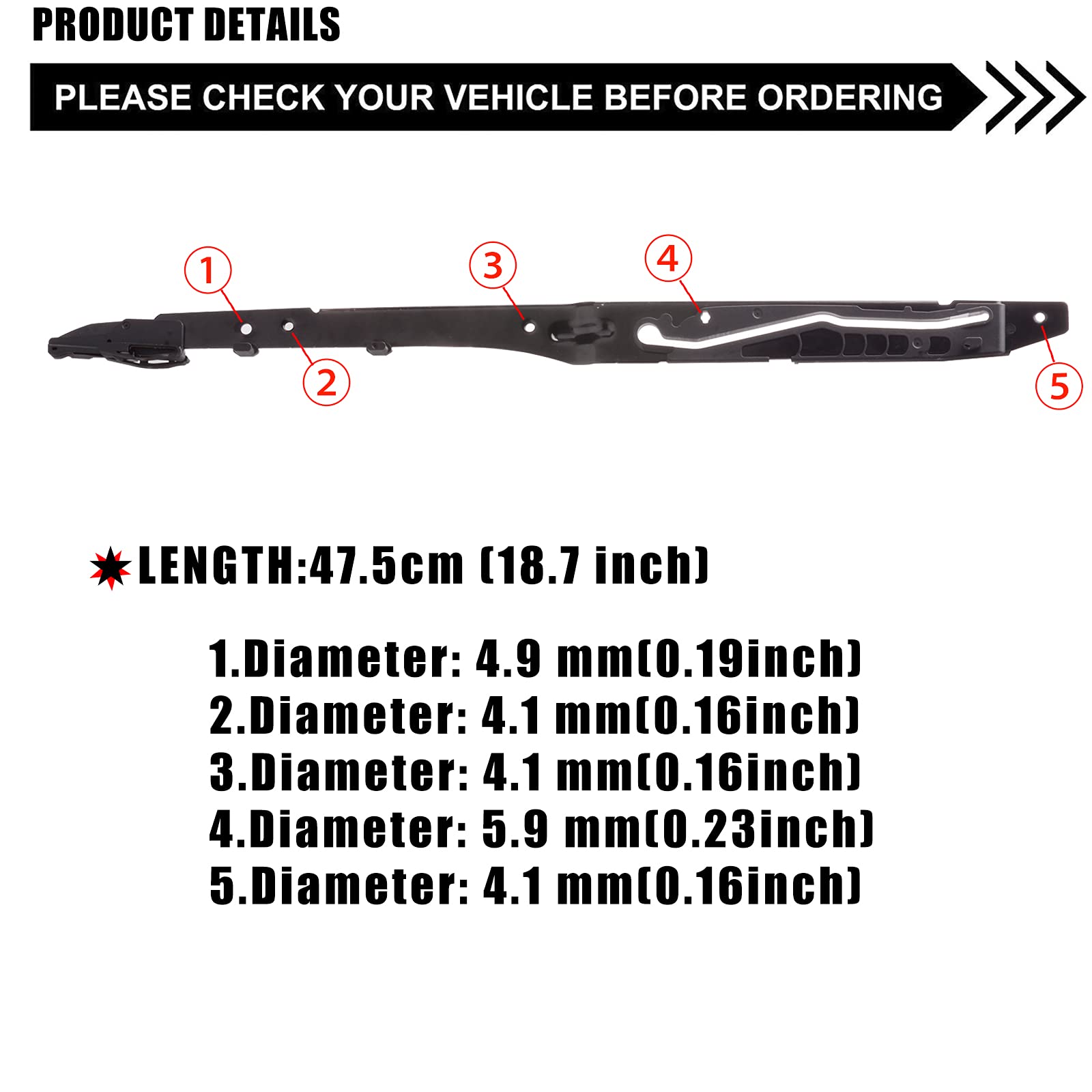 Unikpas Sunroof Track Compatible For Ford F150 2015-2020 F250 F350 F450 2017-2019 Sunroof Guide Rails Fl3Z-1651071-A
