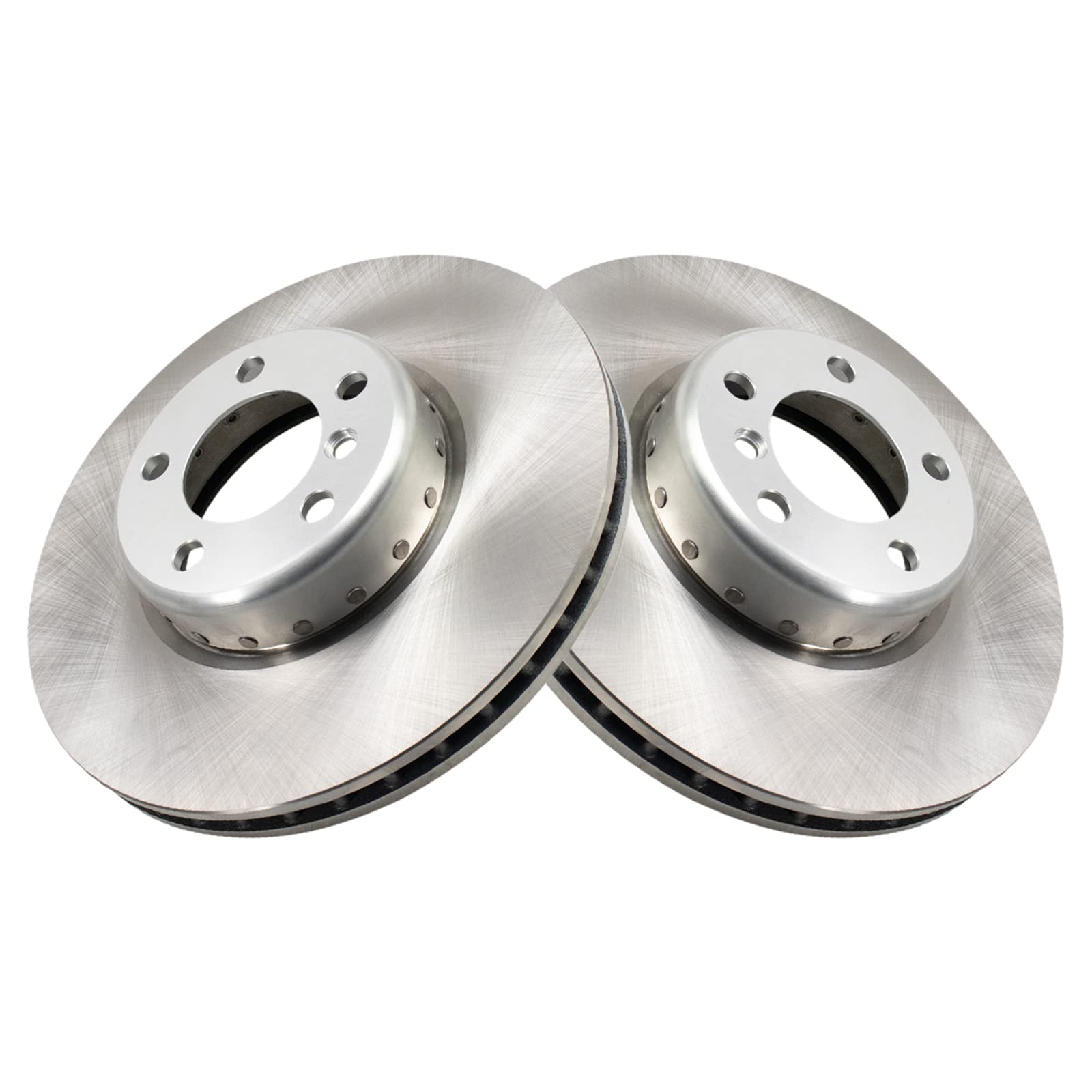 Trq Front Brake Pad & Rotor Kit Brake Pads Brake Rotor Semi-Metallic Compatible With 2012-2013 Bmw 328I 2012 335I