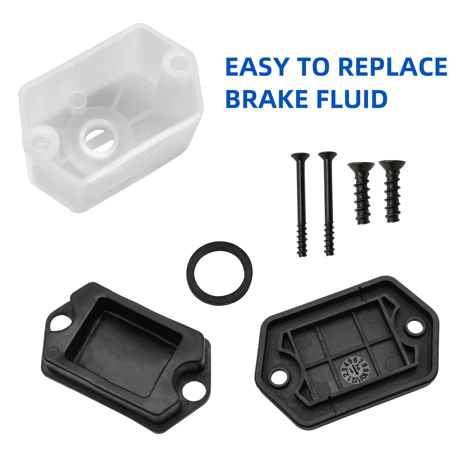 Brake Master Cylinder Reservoir Kit For Polaris Big Boss Diesel Magnum Scrambler Sport Sportsman Trail Blazer Trail Boss Worker Xpedition Xplorer Xpress Snowmobile 440 550 600 700 800 Pro Xcf