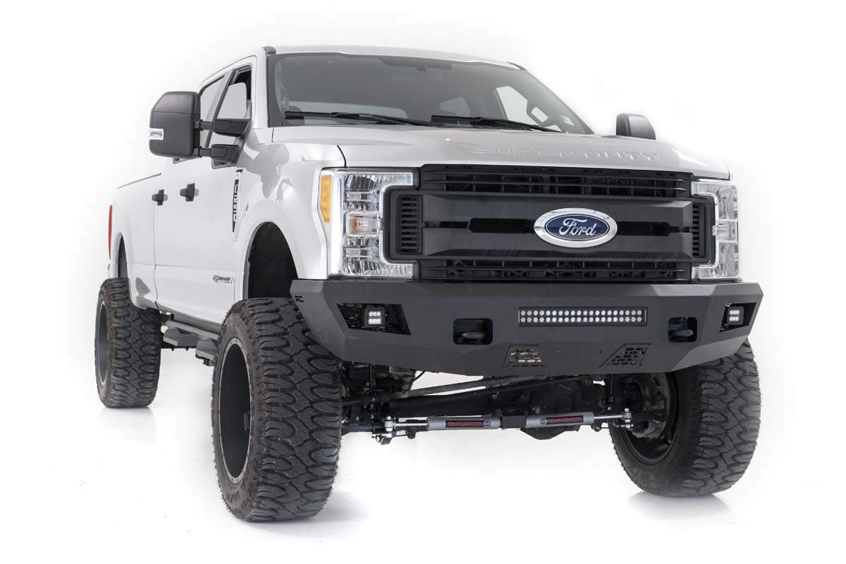 Rough Country Heavy Duty Front Led Bumper For 2017-2022 F-250/F-350-10787