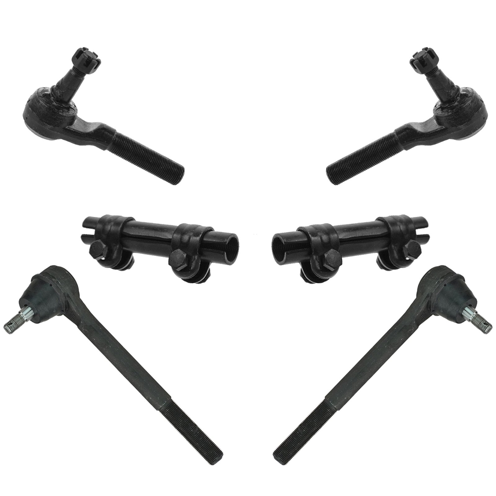 TRQ Front Tie Rod Set Compatible with 1995-1998 Chevrolet Blazer 1983-1998 S10 1983-1994 S10 Blazer 1992-1998 GMC Jimmy 1983-199