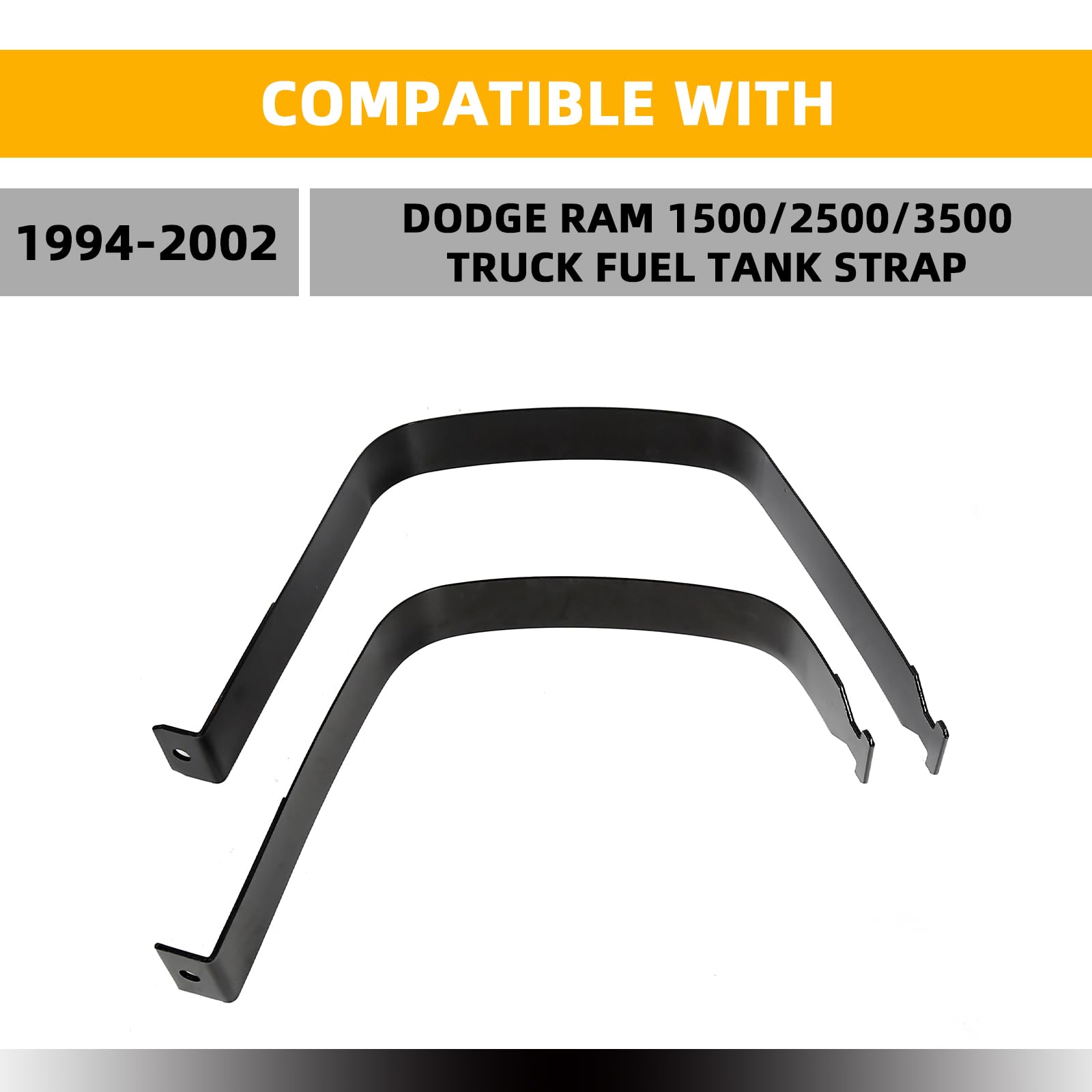 ST191 Fuel Tank Straps Gas Set For 94-02 Dodge Ram Pickup Truck