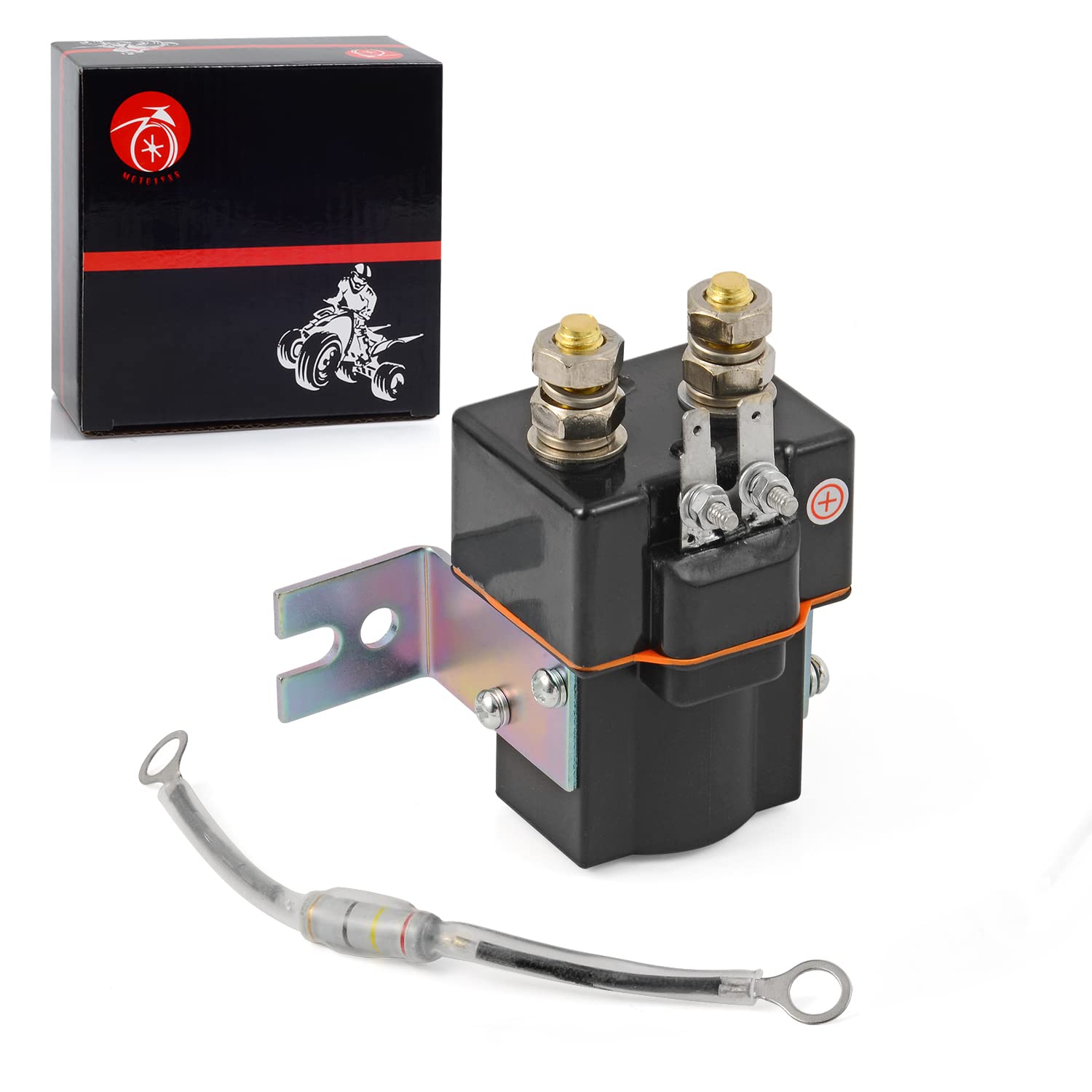 Moto1988 48 Volt Starter Solenoid Relay With Resistor 1995-Up For Club Car Ds & Precedent Golf Cart Oem 101908701 102774701