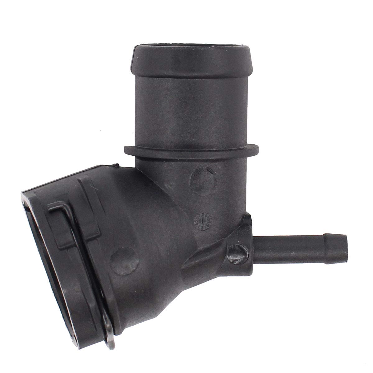 NewYall Upper Radiator Coolant Hose Connector Pipe for A3 S3 TT 2007-2014 Beetle 2013-2017 CC 2011-2017 Eos 2009-2016 Golf 2010-