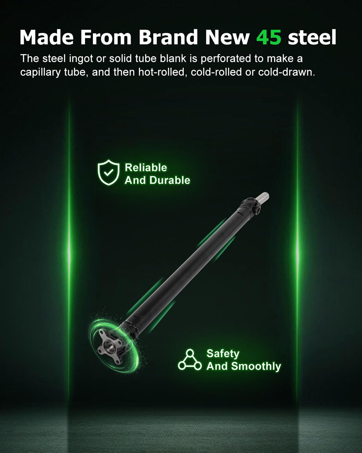 Scitoo?39.375''?Steel Rear Driveshaft Assembly Drive Shaft Prop Shaft For Mazda Miata 1994-1997 1999-2005,Oe# Mf04-25-100A Mf06-