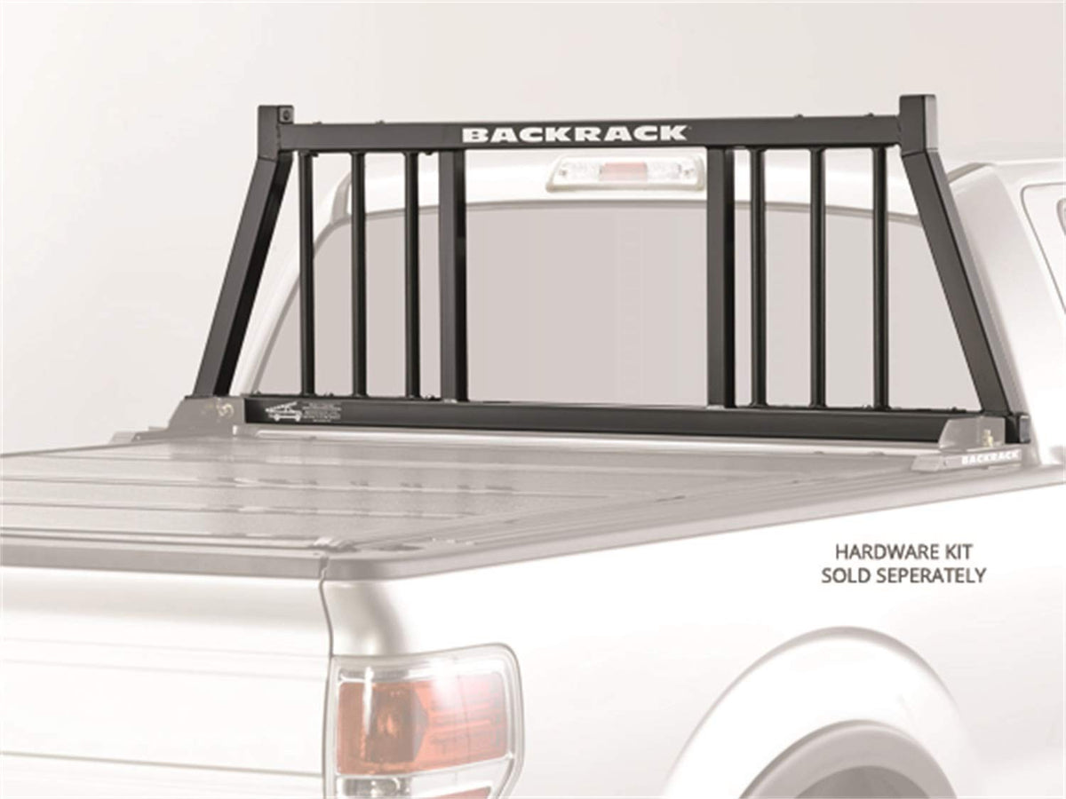 Realtruck Backrack Three Round Rack Frame Only | Black, No Drill | 147Tr | Fits 1999-2025 Ford F-250/F-350/F-450; 2017-2025 Ford