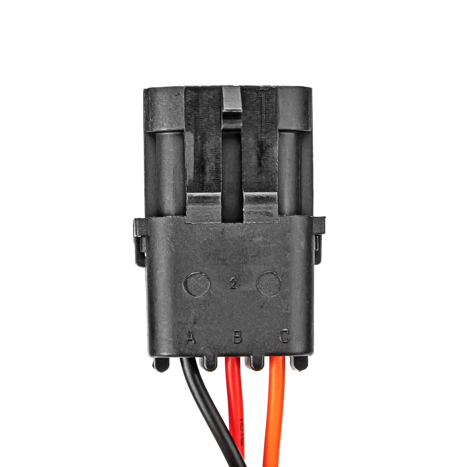 WeiSen X3 Tail Light Seat Auxiliary Power Plug for License Plate Whip Rear Chase Light Harness Compatible with 2017-2024 Can-Am