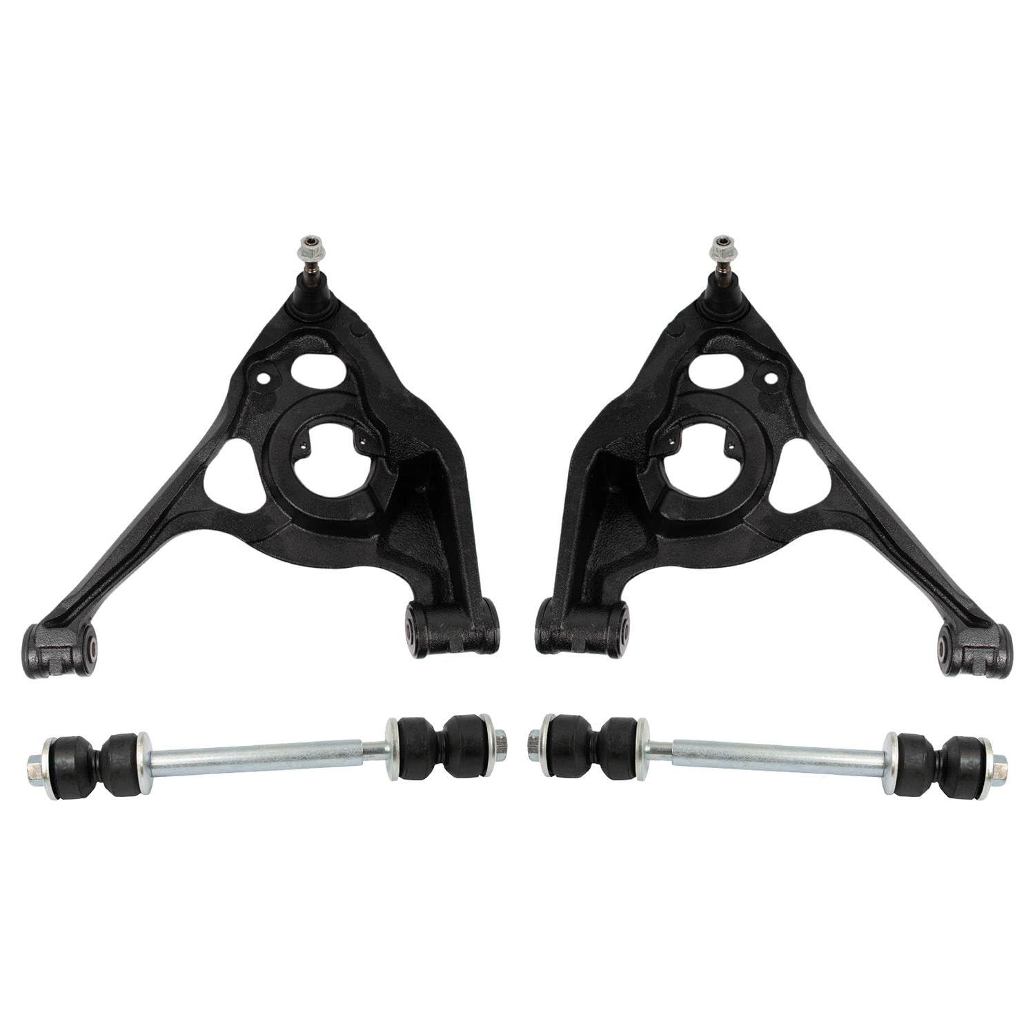 Trq Front Suspension Kit Control Arm With Ball Joint Sway Bar Stabilizer Link Compatible With 2003-2019 Chevrolet Express 2500 E
