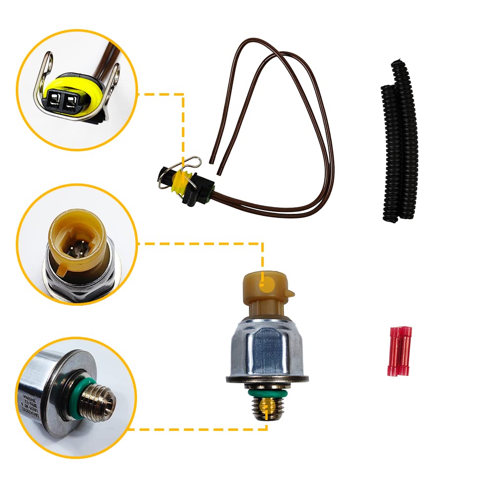 6.0 IPR Valve with ICP Sensor and Pigtail | Replacement for 2003-2010 F250 F350 F450 F550 E450 Super Duty Excursion, 04-10 E350