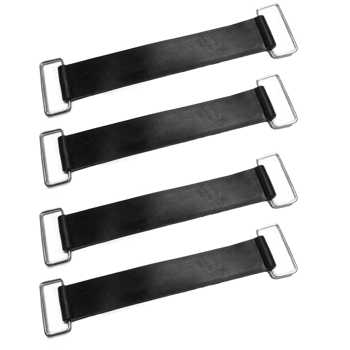 4 Pcs Battery Straps Motorcycle Battery Tie Down Strap Battery Hold Down Strap Universal Elastic Bands Replacement Elastic Stret