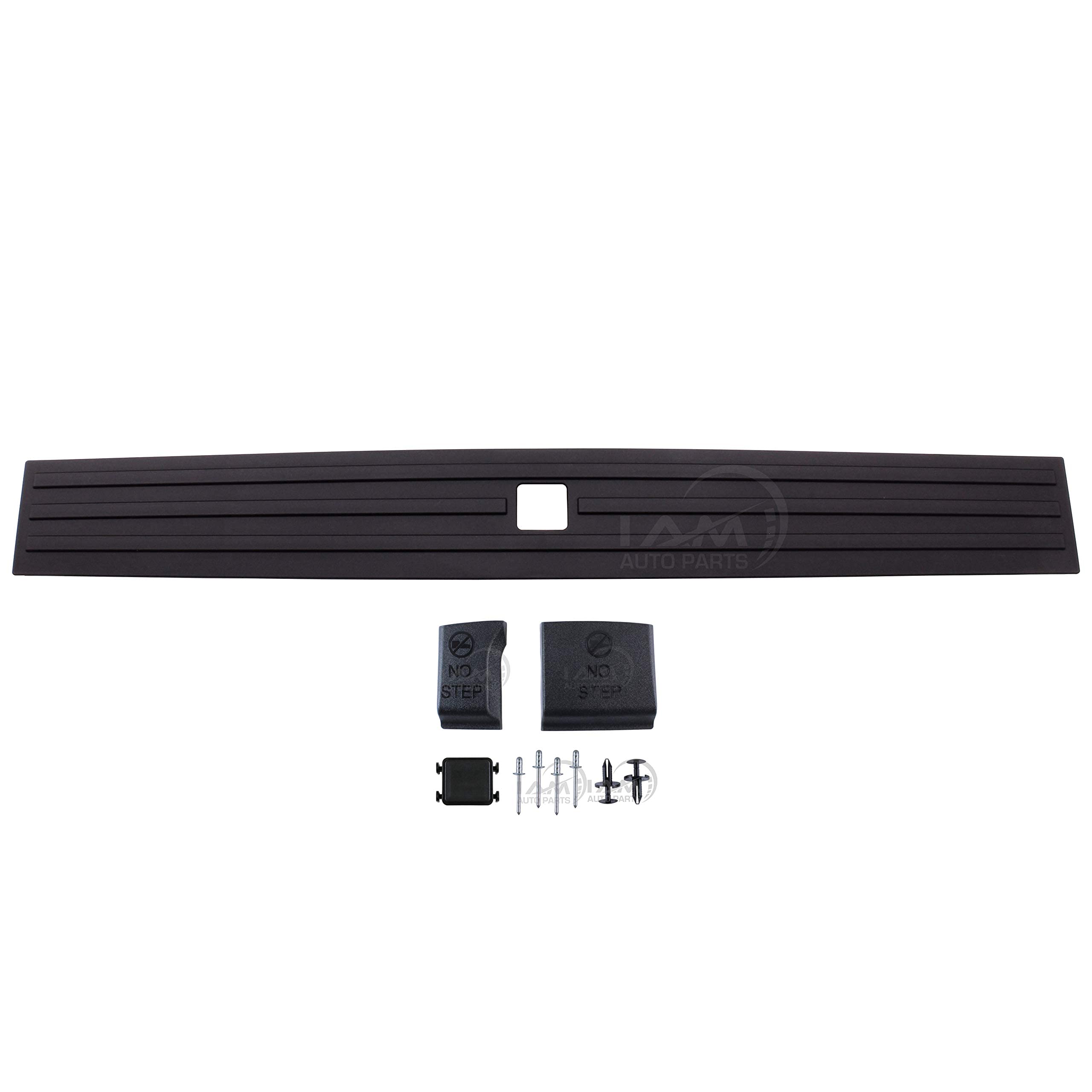 Iamauto 02084 Oem Quality Center Flexible Flex Step Tailgate Cap Pad Molding Trim With Release Button For 2015 2016 2017 2018 2019 2020 Ford F150