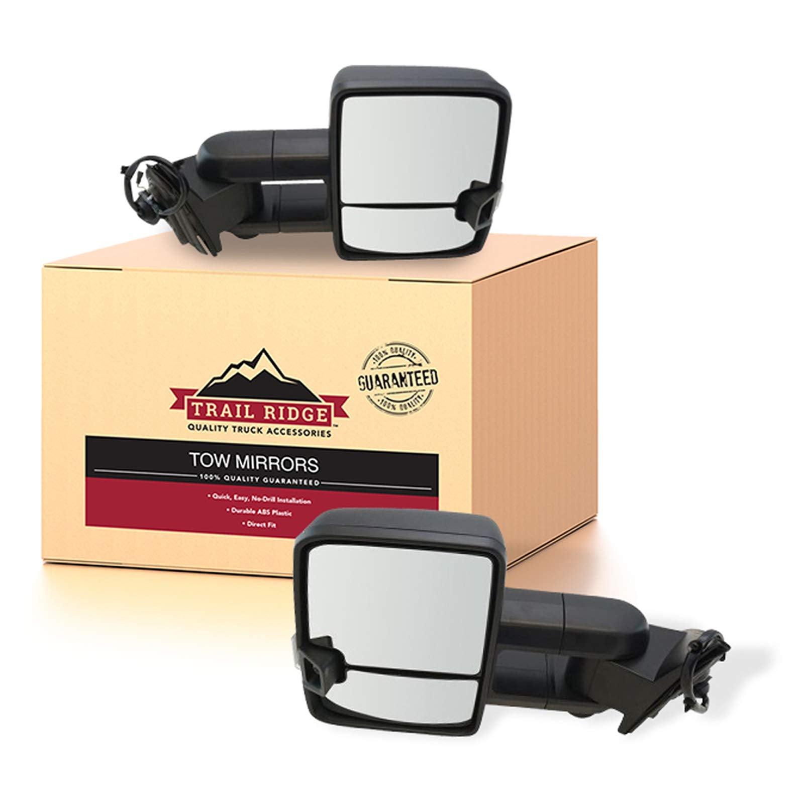 Trail Ridge Tow Mirror Power Heat Turn Memory Upgrade Spotlight Pair For Gm Suv
