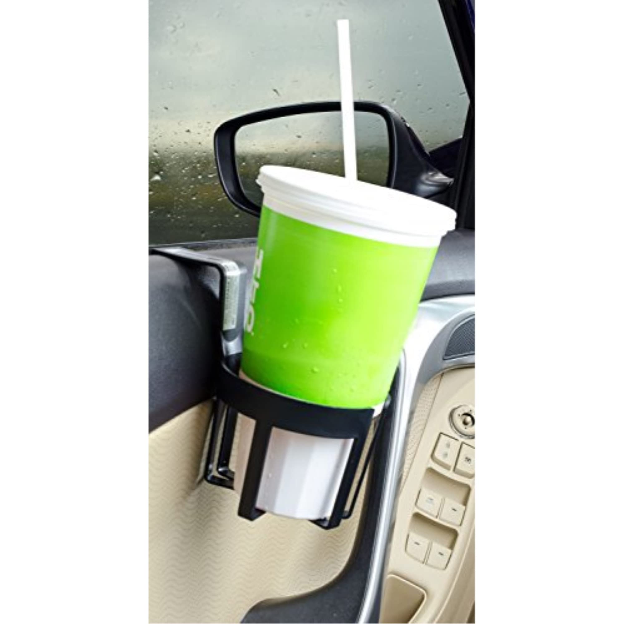 Custom Accessories 91100 Black Large Cup Holder - 44 Oz.Capacity