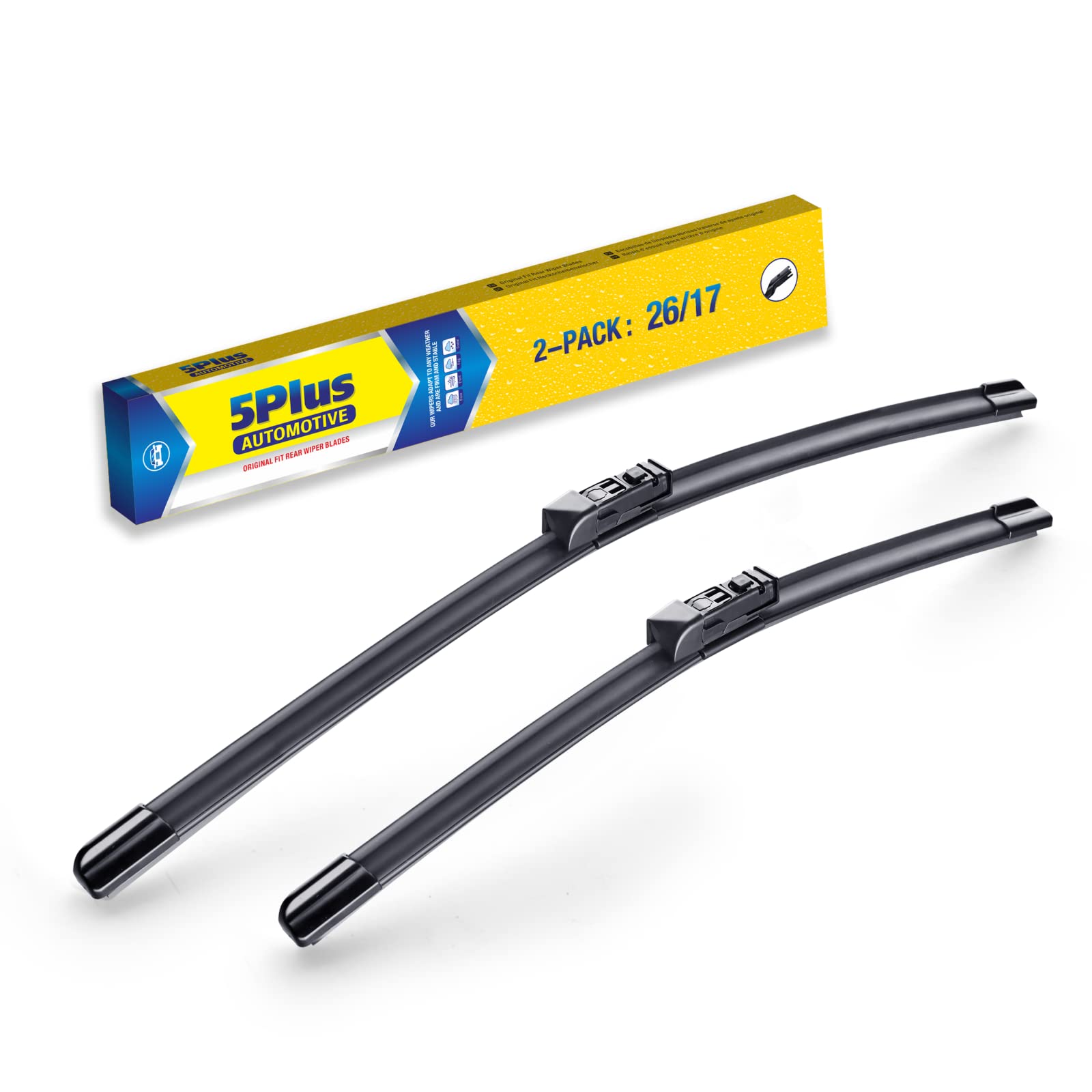 5 Plus 26''+17'' Wiper Blades, Replacement For Subaru Forester 2023 2022 2021 2020 2019 (Set Of 2), Premium All-Season Automotiv