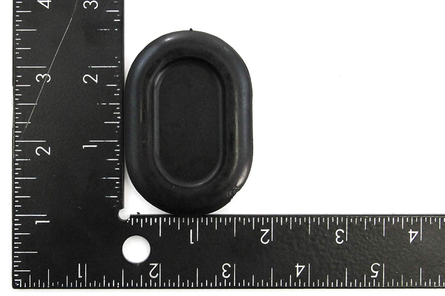 Upper Bound 4 Floor Drain Plugs Compatible With 1999-2006 Jeep Wrangler Tj - 2' X 1-3/8' Hole - Rubber Cover Oval