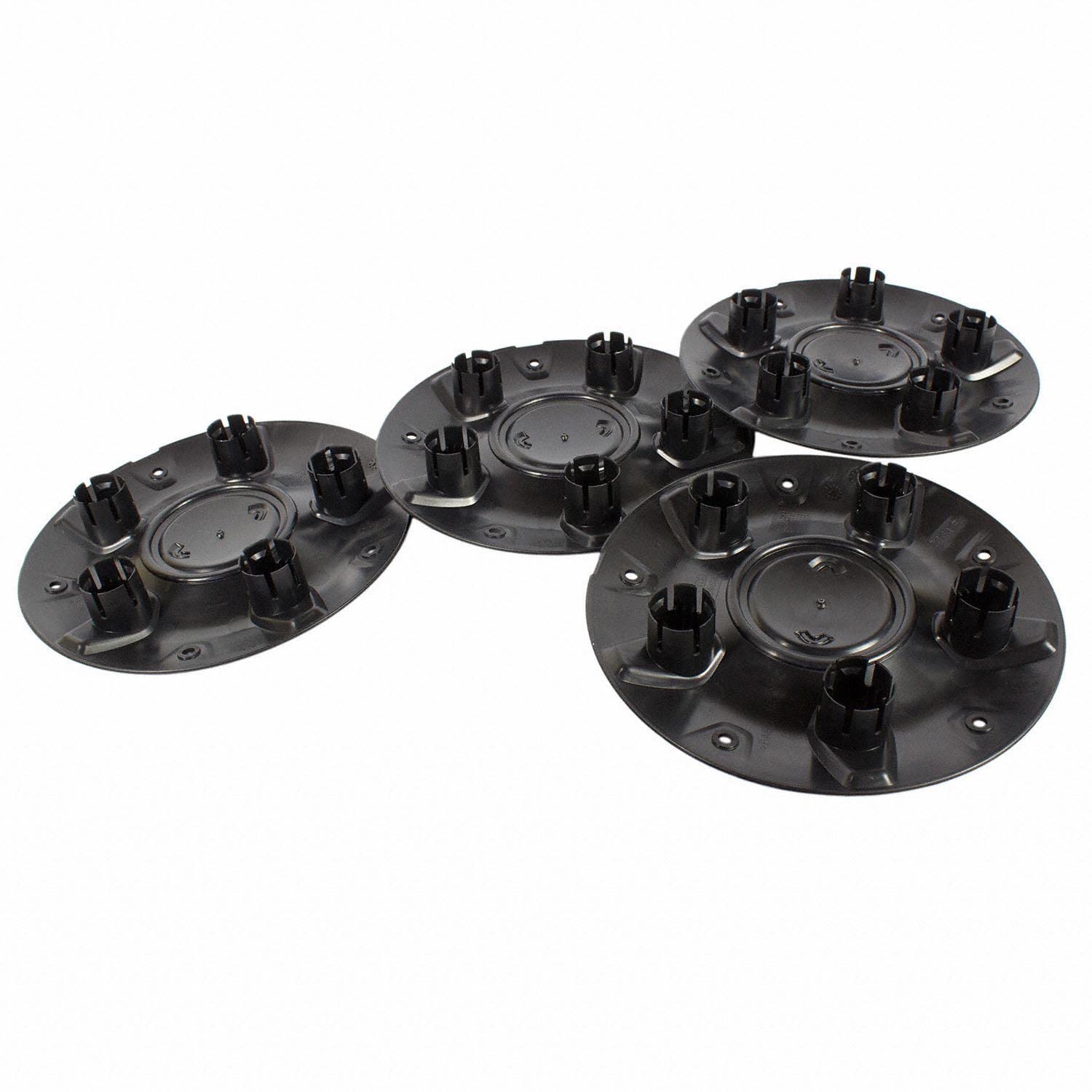 2015+ Ford Transit Oem Non-Dually 16'' Steel Wheel Black Center Caps Kit