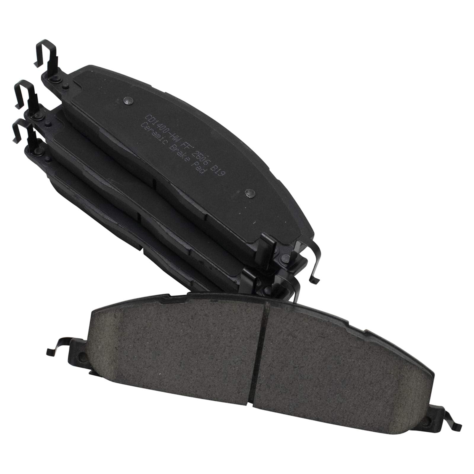 TRQ Rear Brake Pads Ceramic - Compatible with 2009-2010 Dodge Ram 2500, 3500, 2012 Ram 1500, 2011-2018 2500, 3500
