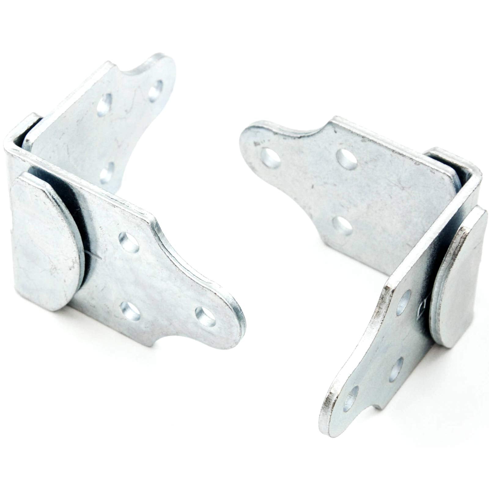 Red Hound Auto 4-Piece Stake Body Trailer Rack Corner Connector Set - Wood Panel Gate Side Latch Brackets for Utility Trailers