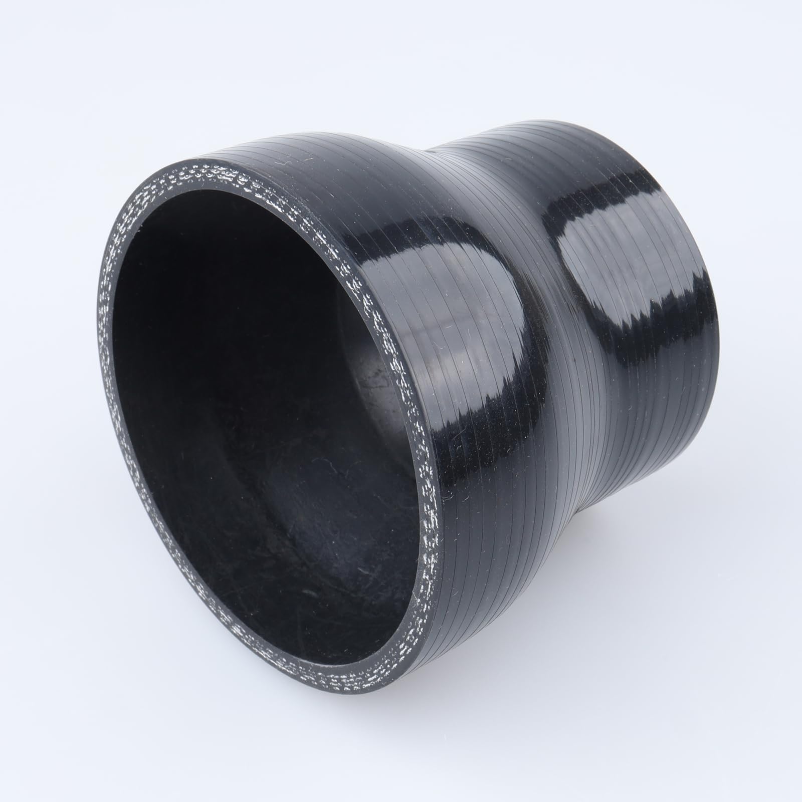 Ac Performance Id 3'' To 1.75'' (76Mm To 45Mm) Silicone Hose Straight Reducer 3-Ply Reinforced Black, 3'' Length