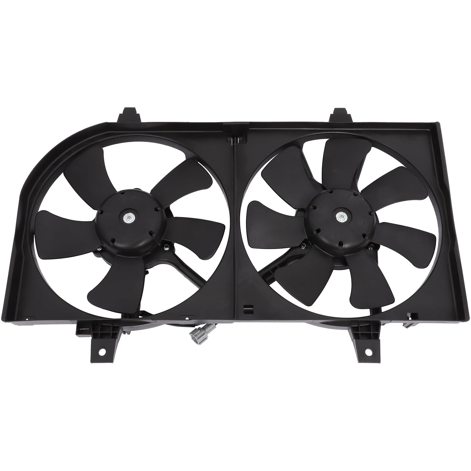 SCITOO 620730 Dual Radiator Condenser Fan Compatible for 2002-2006 for Nissan Sentra 1.8L