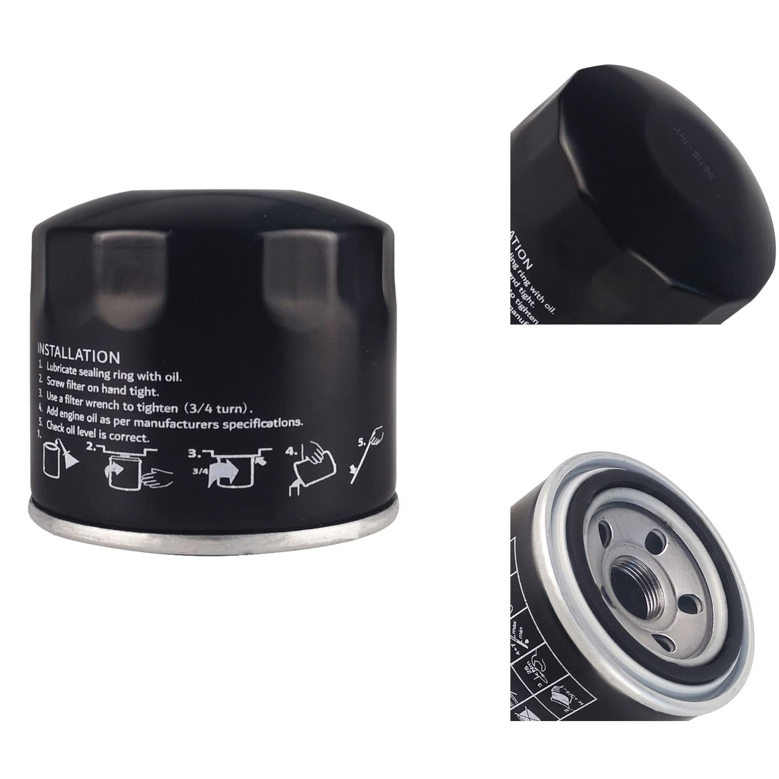 Jvfnxpm HH150-32094 Oil Filter for Kubota BX2200D BX22D BX23D B20 B21 B26 ZD1211 ZD1211 ZD25 ZD28 ZD326 ZD331 ZG327 B5100 B5200