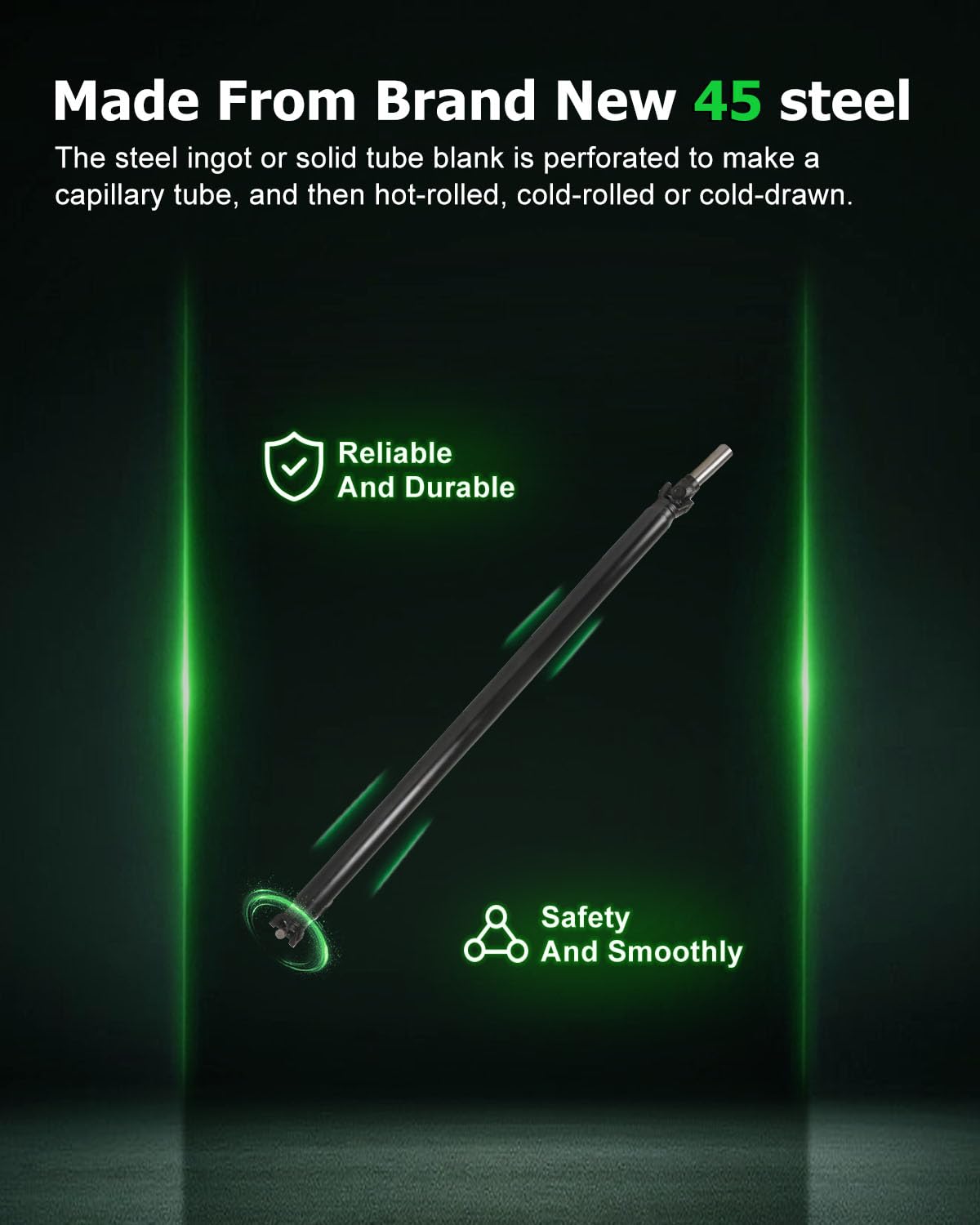 Scitoo 75.83'' Rear Drive Shaft Assembly Propeller Shaft Compatible For Chevy Silverado 1500 1500 Hd 2500 2500 Hd 3500 For Gmc S