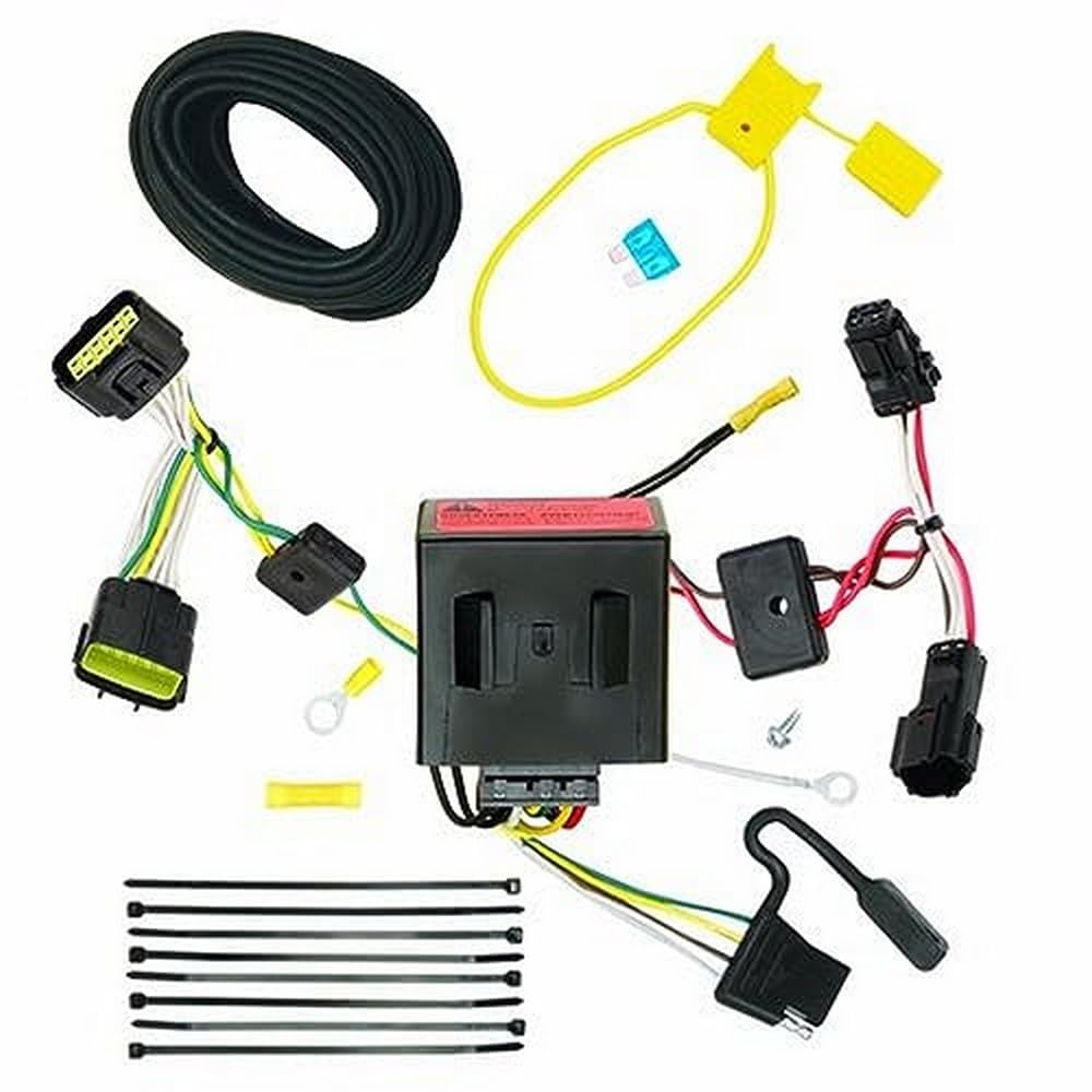 Reese Tekonsha T-One T-Connector Harness, 4-Way Flat, Compatible with Select KIA Sportage