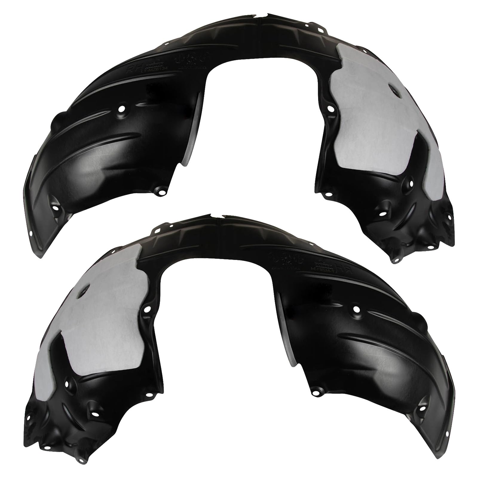 Trq Front Inner Fender Liner Set Compatible With 2020-2023 Mazda Cx-30 Ma1248155 Ma1249155