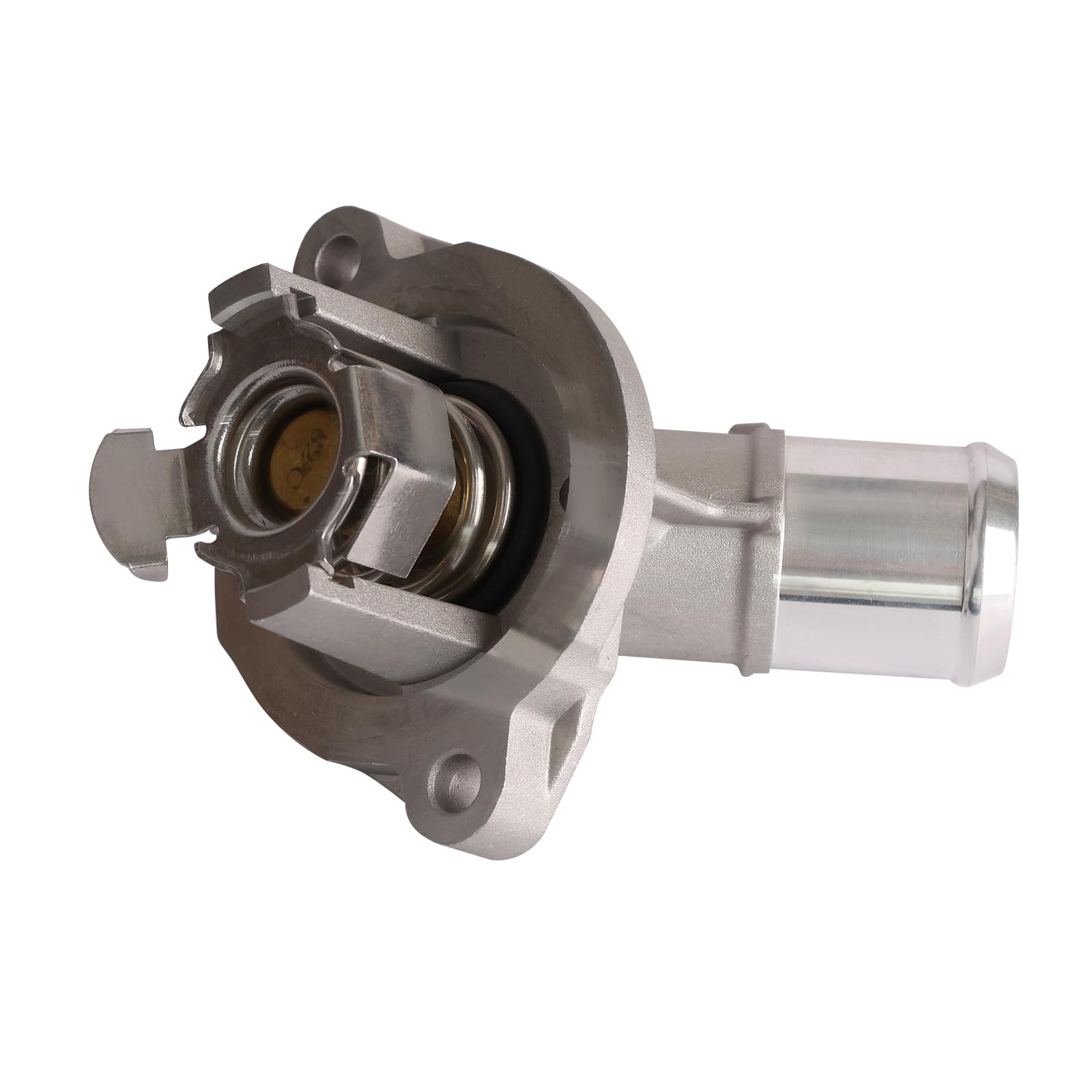 Mitzone Aluminum Engine Coolant Thermostat Housing Assembly Compatible With 2016-2019 Chevy Cruze 2018-2023 Equinox 2016-2022 Bu