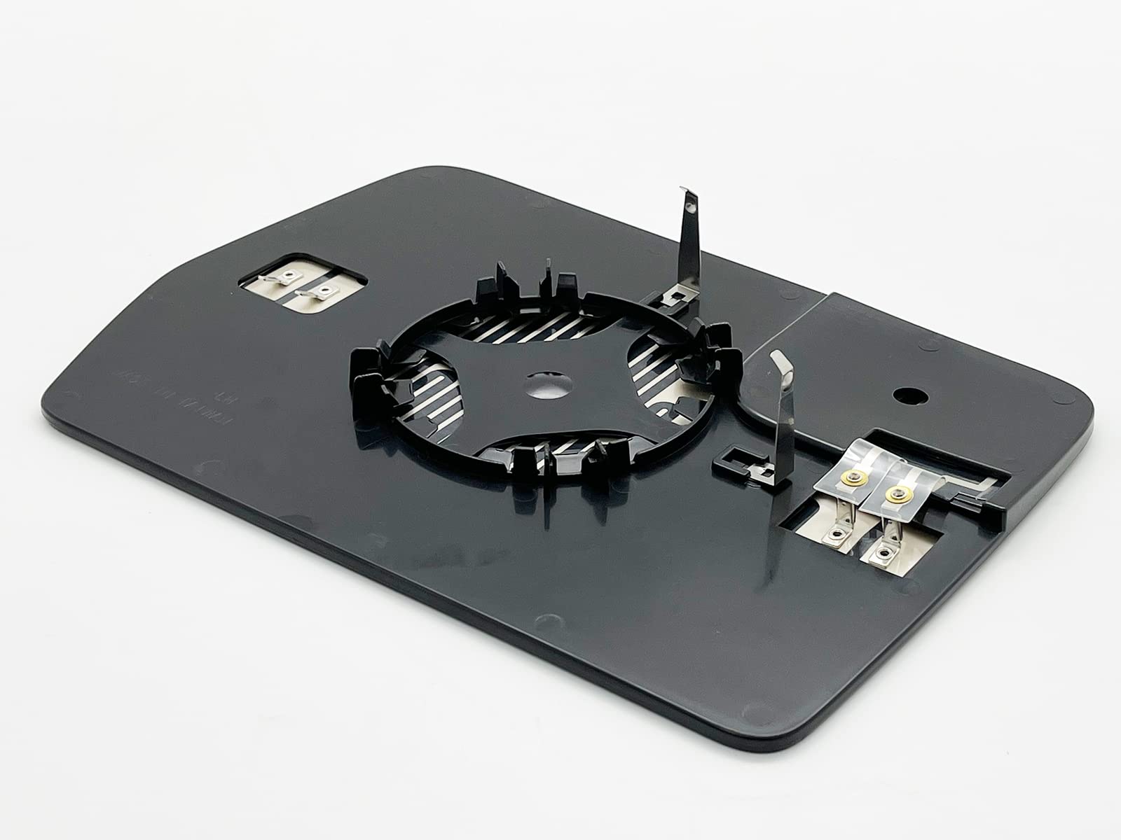 Auto Parts Avenue Heated Driver Side Mirror Glass with Spotter Glass for 2011-2014 F150 Pickup Truck - Chrome