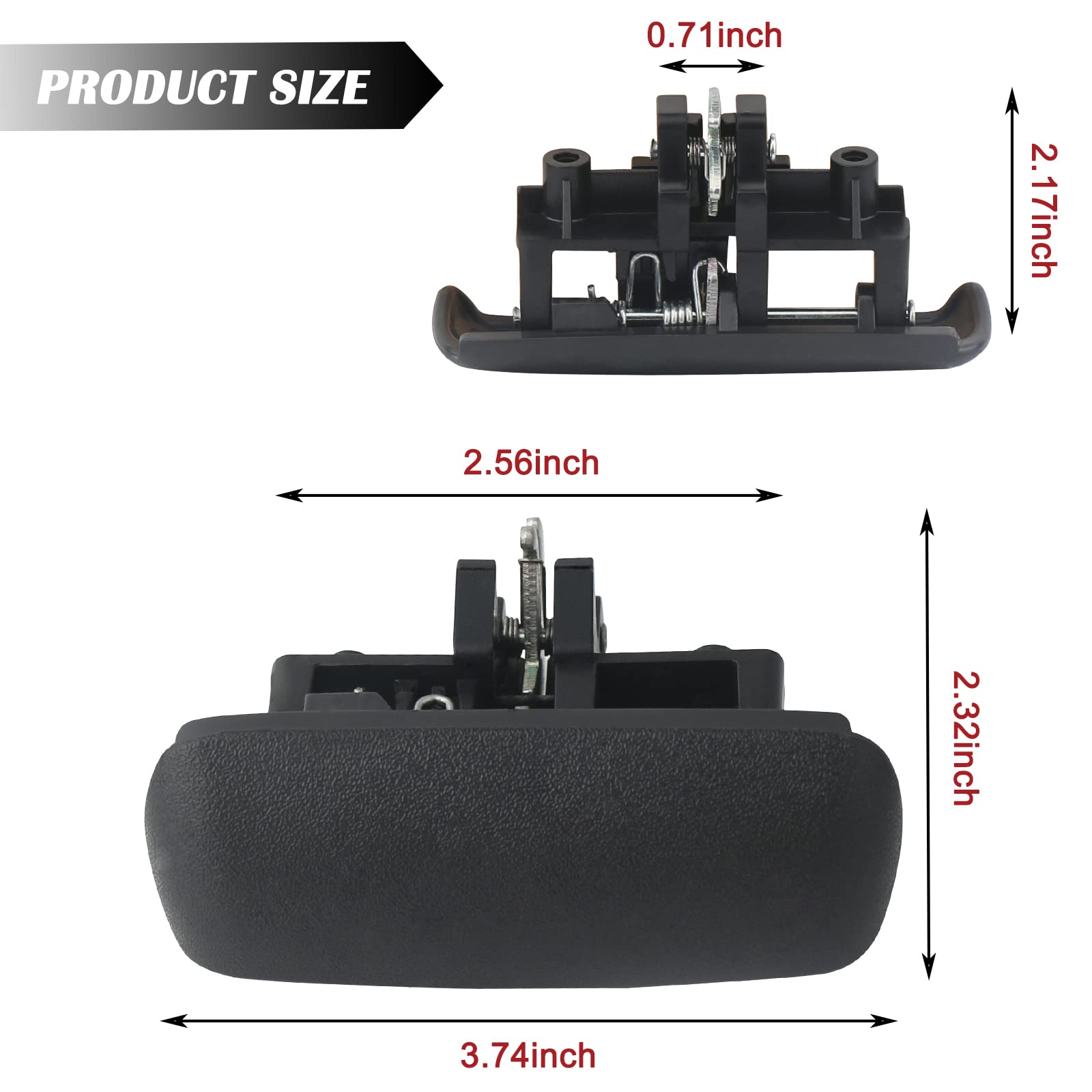 Tqponly Glove Box Latch Handle Compatible With Dodge Dakota Durango 1997 1998 1999 2000 Replaces 5Em34Laz