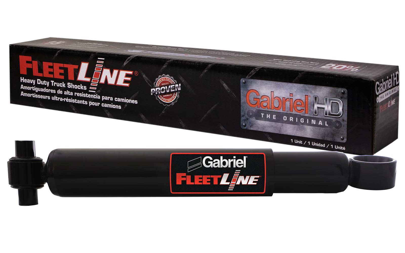 Gabriel 85070 Fleetline Heavy Duty Front Shock Absorbers For Kenworth T2000;, T440, T470, T600, T600B, T602, T600A, T660, T700,