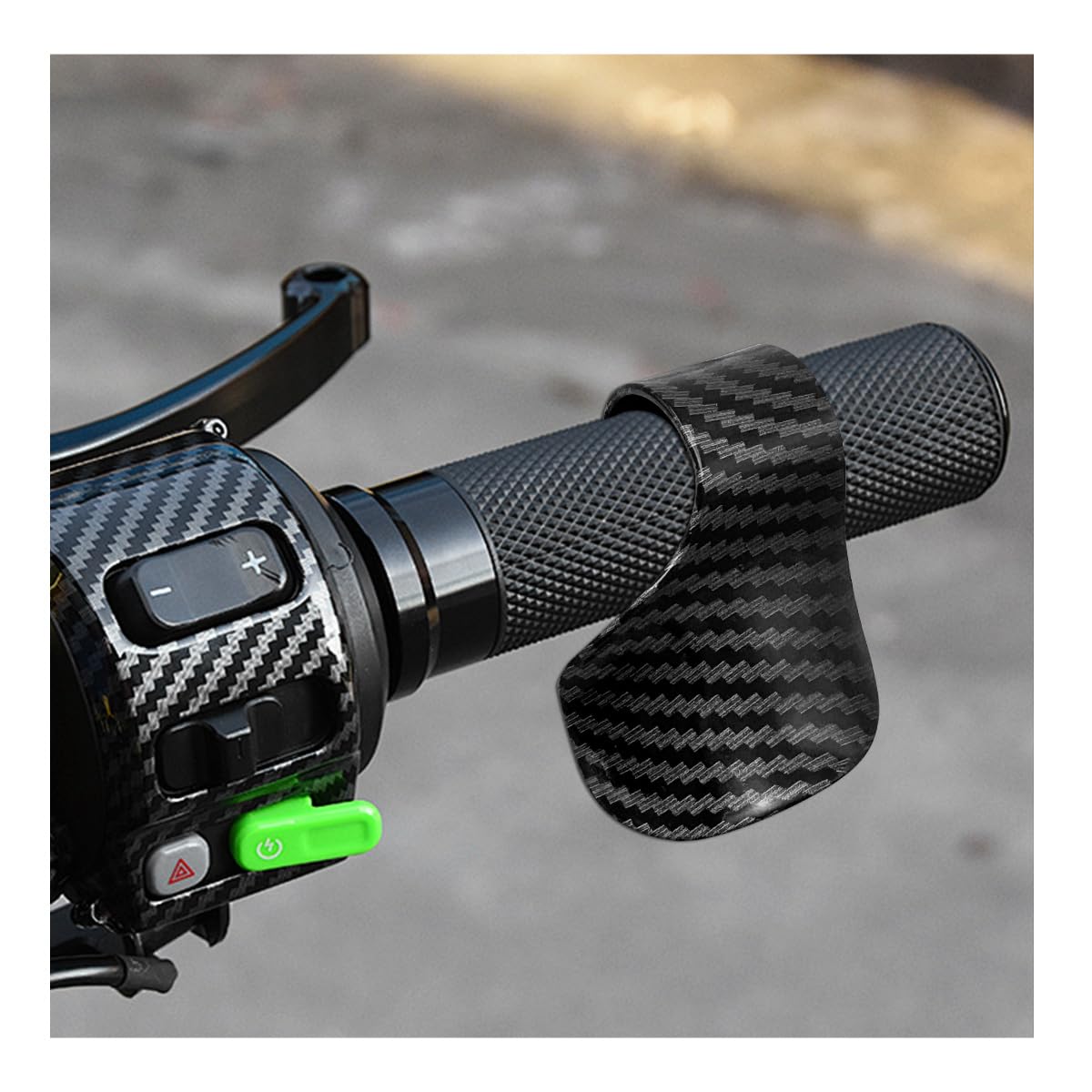 Suvnie 2 Pcs Motorcycle Cruise Control, Throttle Mounted Holder For Handlebar, Handrest Wrist Cruise Assist Grip For Scooters El