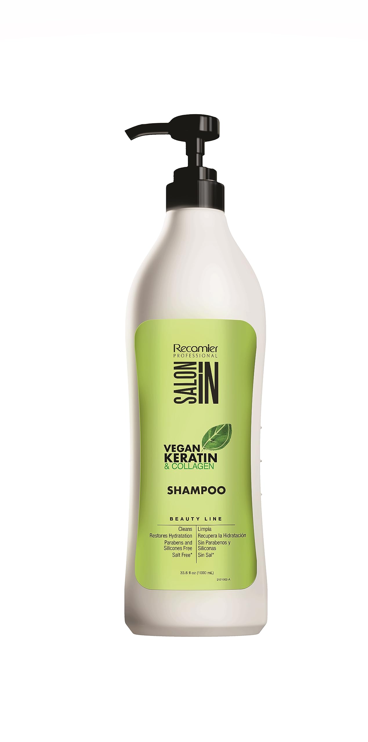 RECAMIER PROFESSIONAL SALON IN Vegan Keratin & Collagen Hair Shampoo 33.8 fl.oz.-New