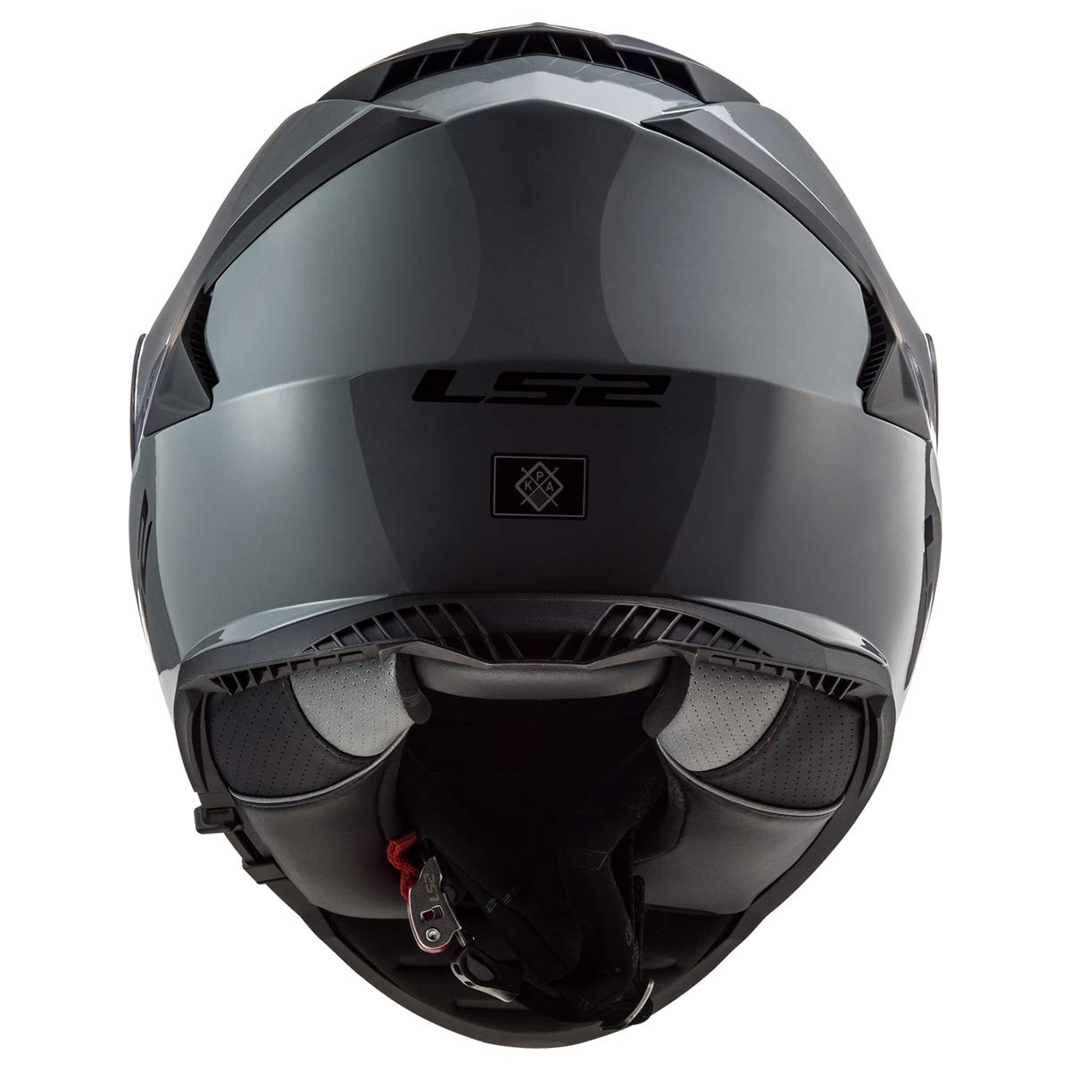 Ls2 Helmets Assault Full Face Motorcycle Helmet W/Sunshield (Gloss Battleship Gray - 3X-Large)