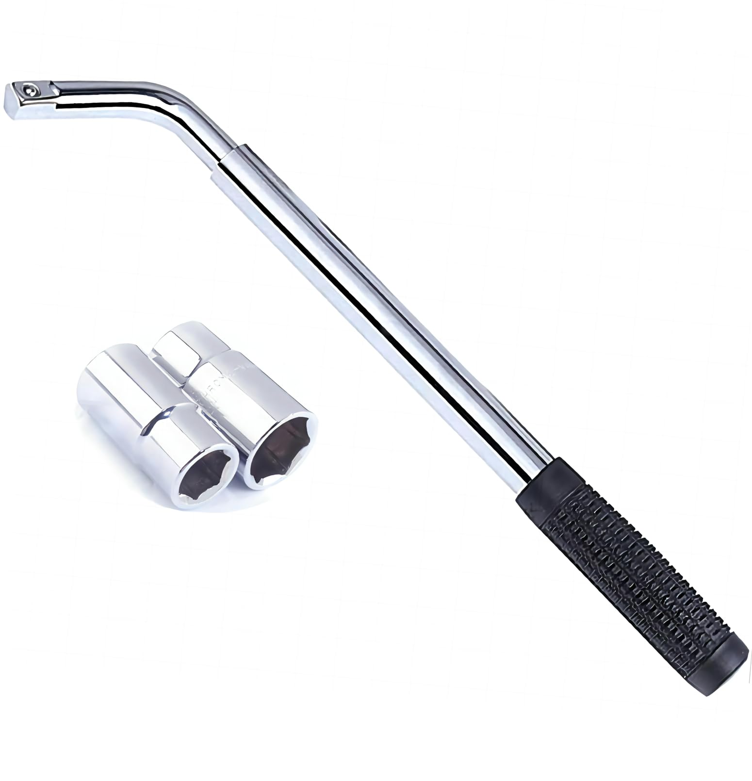 Kickfun Universal Lug Wrench - 17Mm, 19Mm, 21Mm & 23Mm Wheel Nut Wrench (20'')