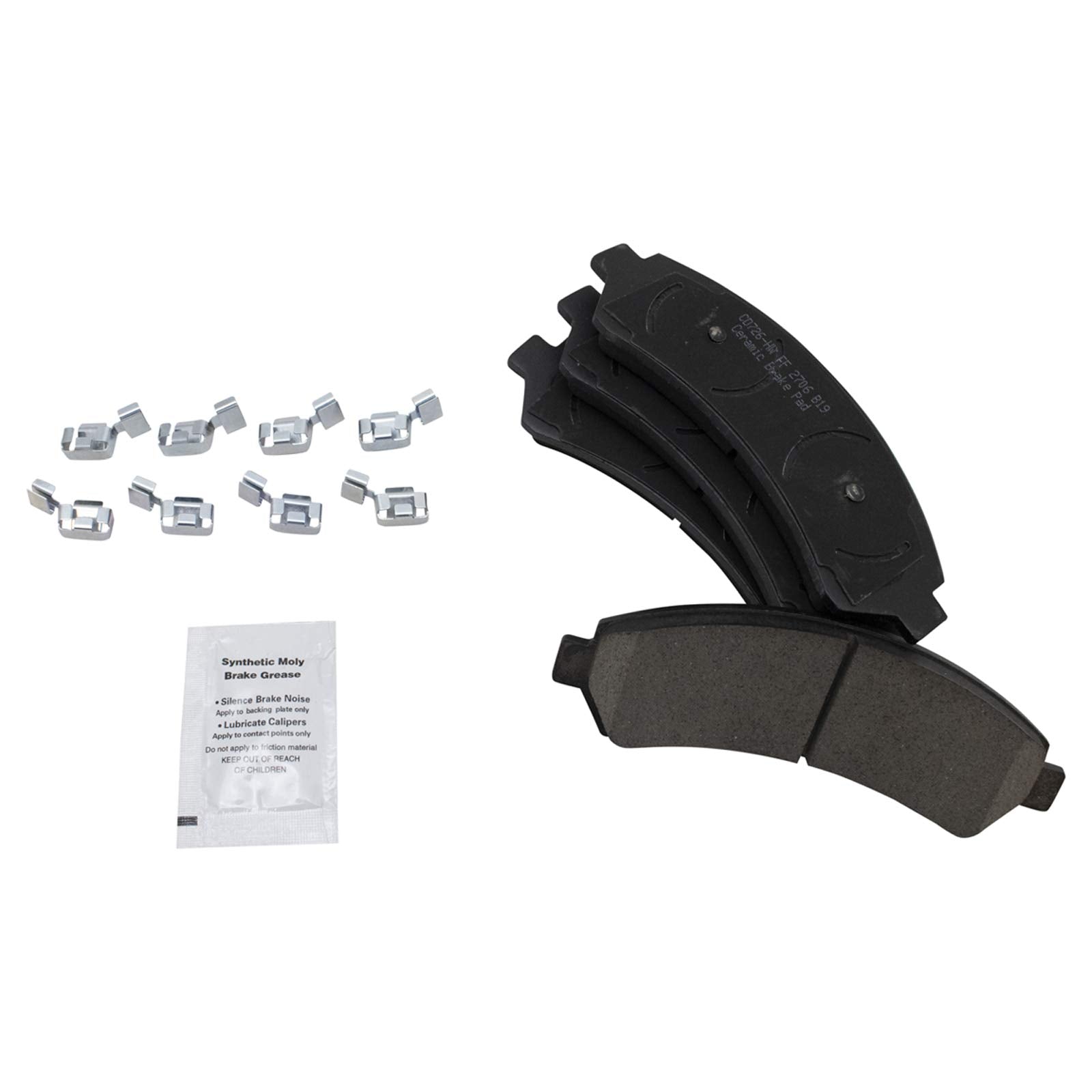 Trq Front Brake Pad & Rotor Kit Brake Pads Brake Rotor Ceramic Compatible With 1997-2005 Chevrolet Blazer 1998-2004 S10 1997-200