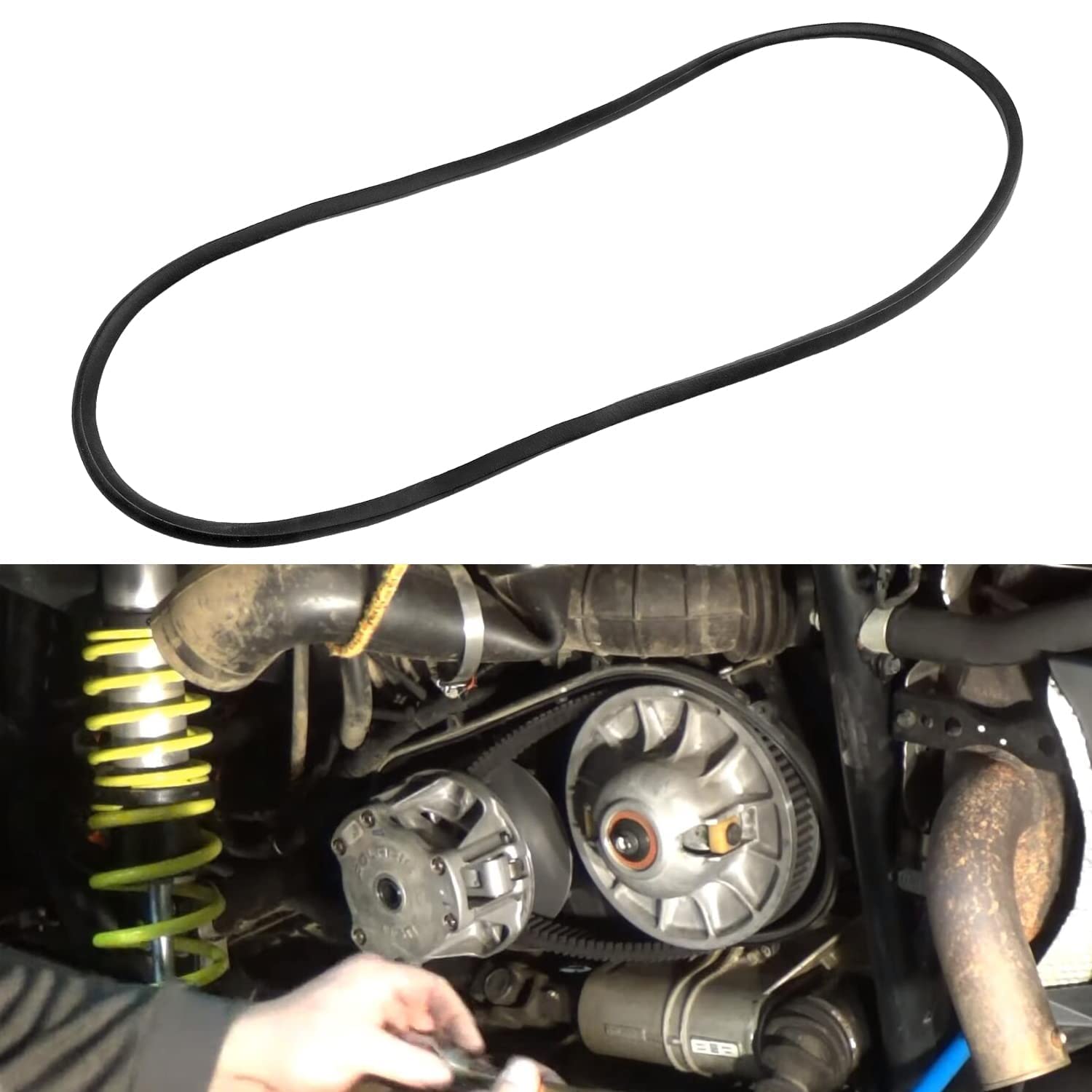 Belt Box Seal Drive Clutch Cover Gasket Compatible for Polaris Ace RZR 1000 XP 900 S Ranger 900 1000