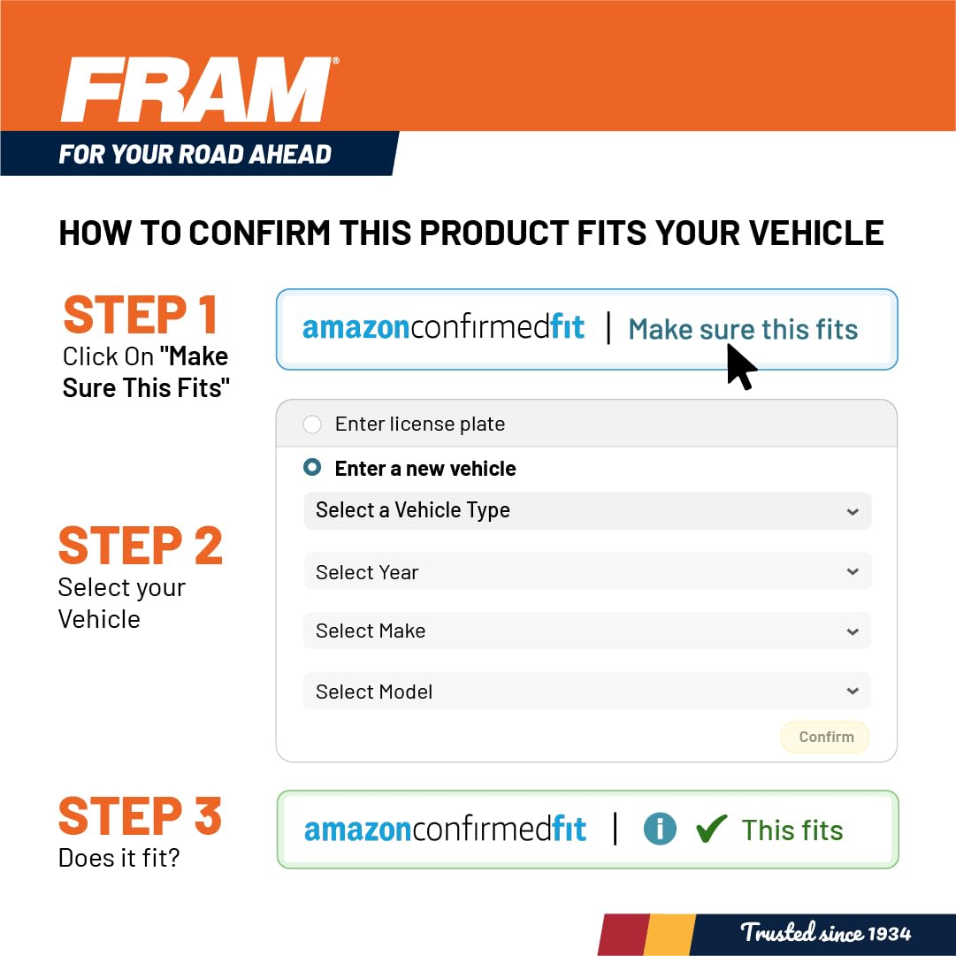 Fram Fresh Breeze Cabin Air Filter With Arm & Hammer Baking Soda, Cf5972A For Select Mercedes-Benz Vehicles , White