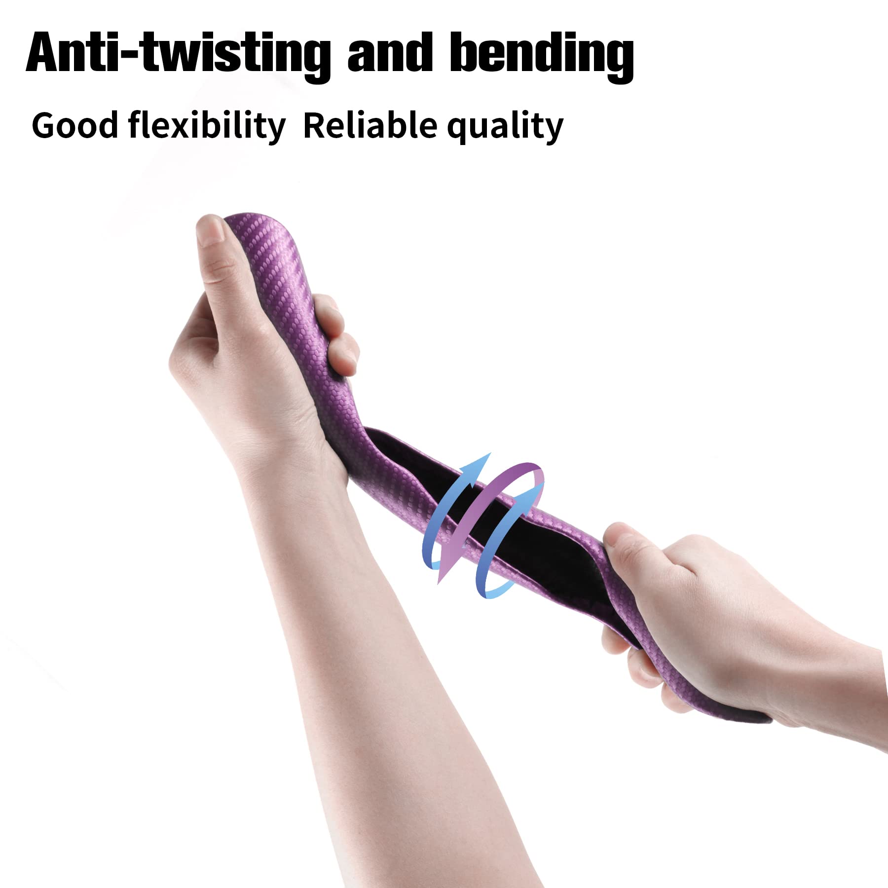 Amiss Car Carbon Fiber Anti-Skid Steering Wheel Cover, Segmented Steering Wheel Protector, Butterfly Steering Wheel Cover, Universal 99% Car Wheel Cover Protector, Car Interior Accessories (Pink)