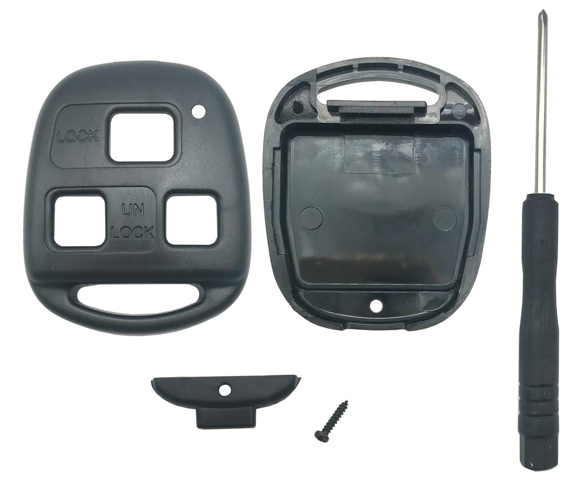 Replacement Key Fob Case Shell Fit for Lexus ES GS GX is LS LX RX SC ES300 GX470 GS300 Keyless Entry Remote Control Key Fob Cove