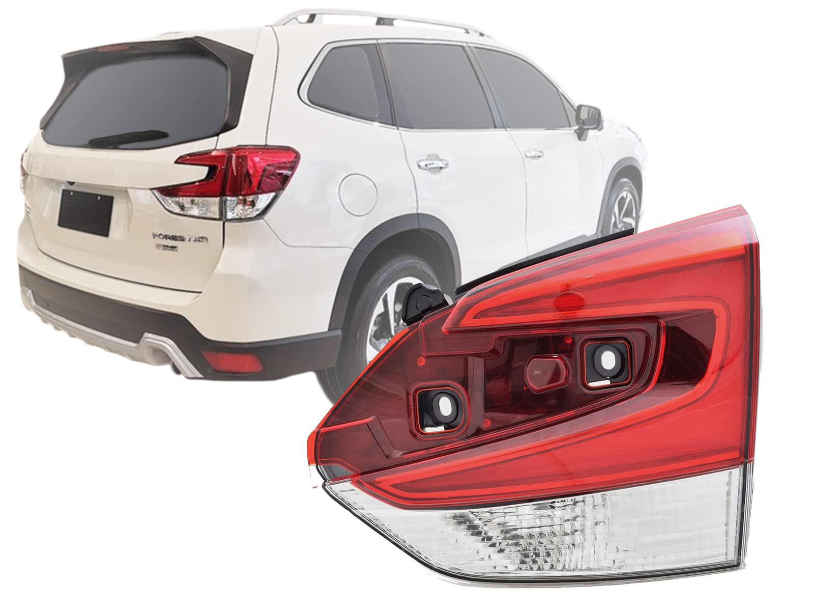 Auto Parts Avenue APA Replacement for Inner Tail Lamp 2019 2020 2021 Forester with Bulb Included Passenger Right Side 84912SJ080
