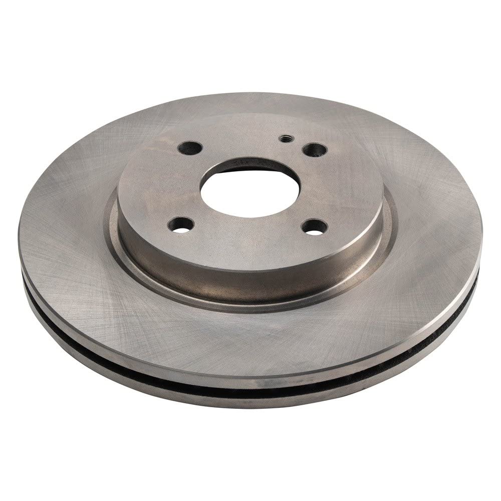 Trq Front Brake Rotors Set Vented Compatible With 2011-2014 Mazda 2